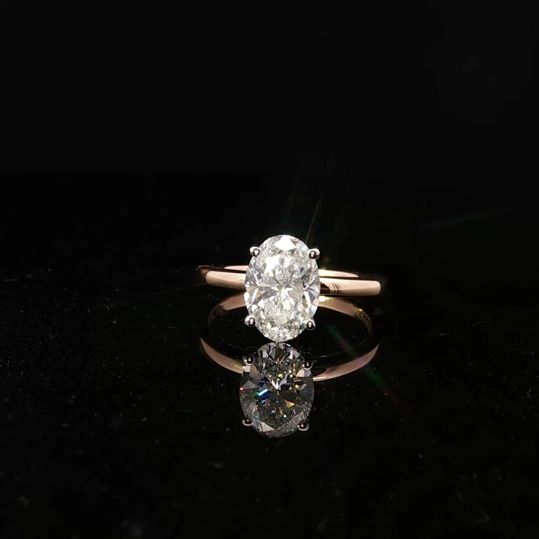 18ct Yellow Gold Lab Diamond Ring 2.03ct - AM4078 - Hallmark Jewellers Formby & The Jewellers Bench Widnes