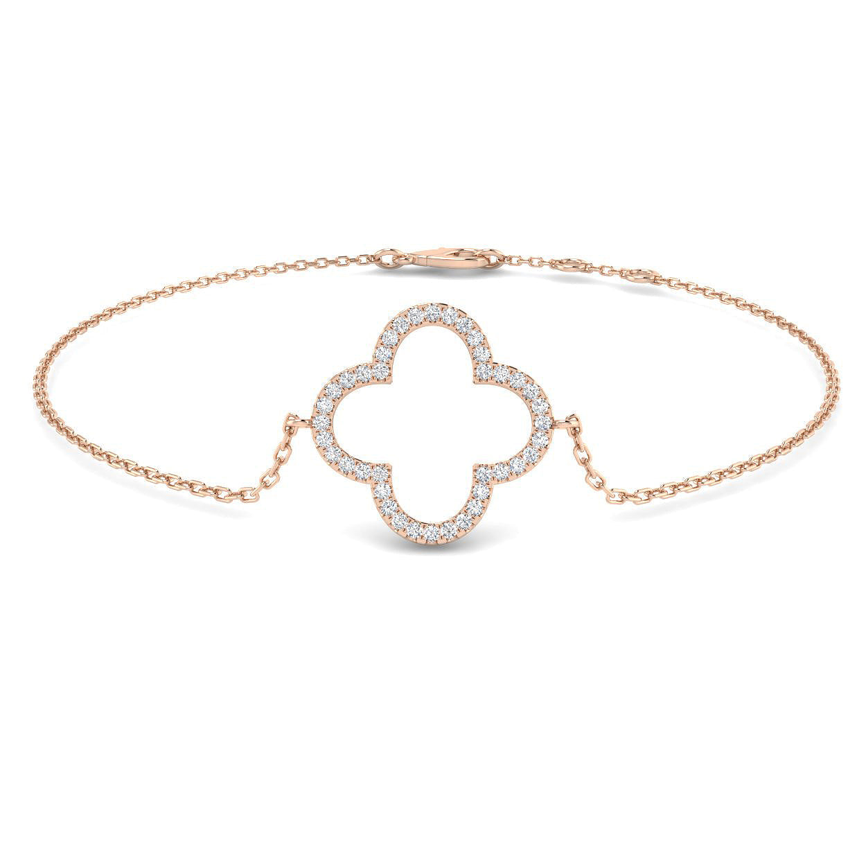 9ct Gold Diamond Shape Bracelet - LM1017 - Hallmark Jewellers Formby & The Jewellers Bench Widnes