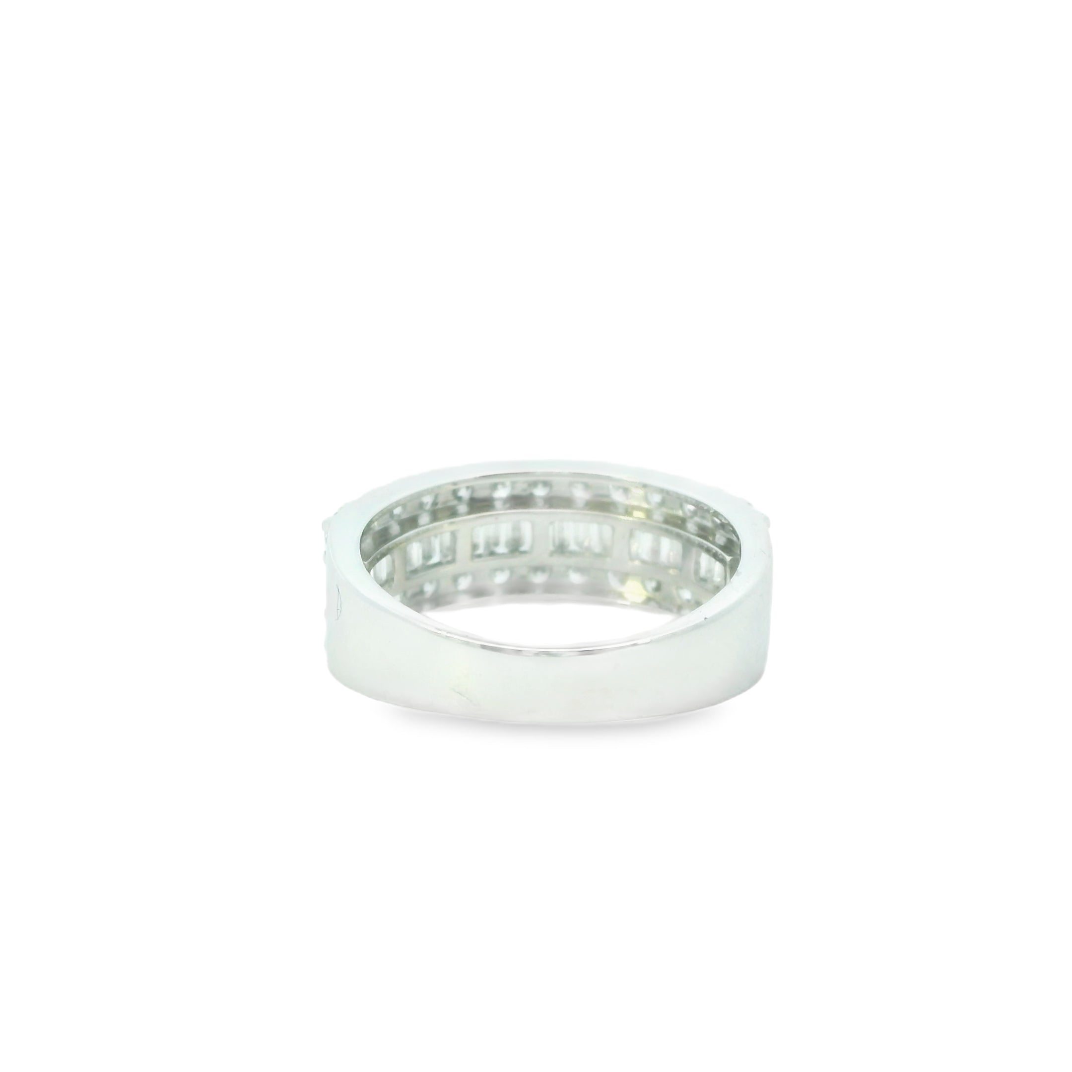 Platinum Baguette & Brilliant Ring - DR4172