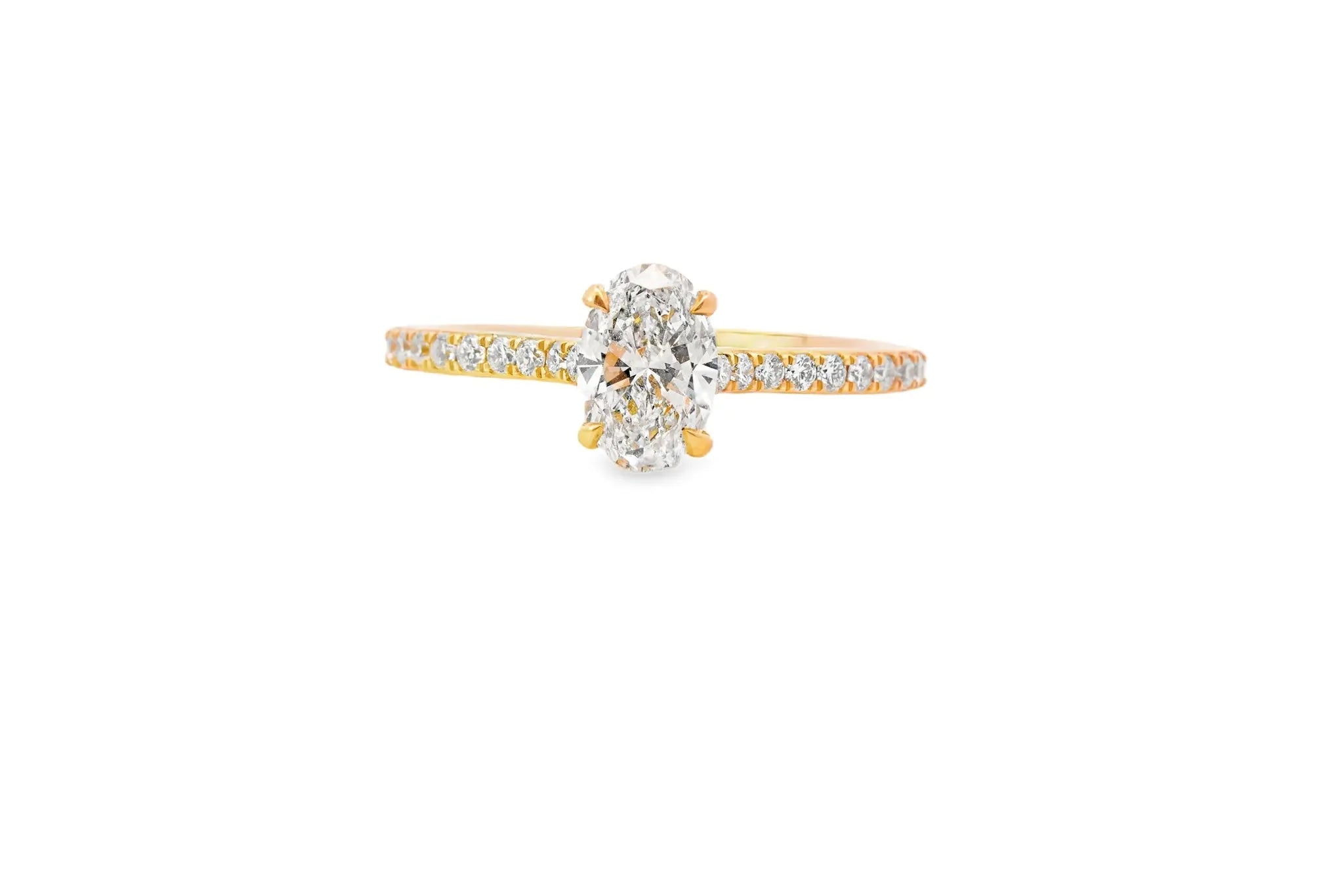18ct Yellow Gold Lab Diamond Ring 1.26ct - DR4191 - Hallmark Jewellers Formby & The Jewellers Bench Widnes
