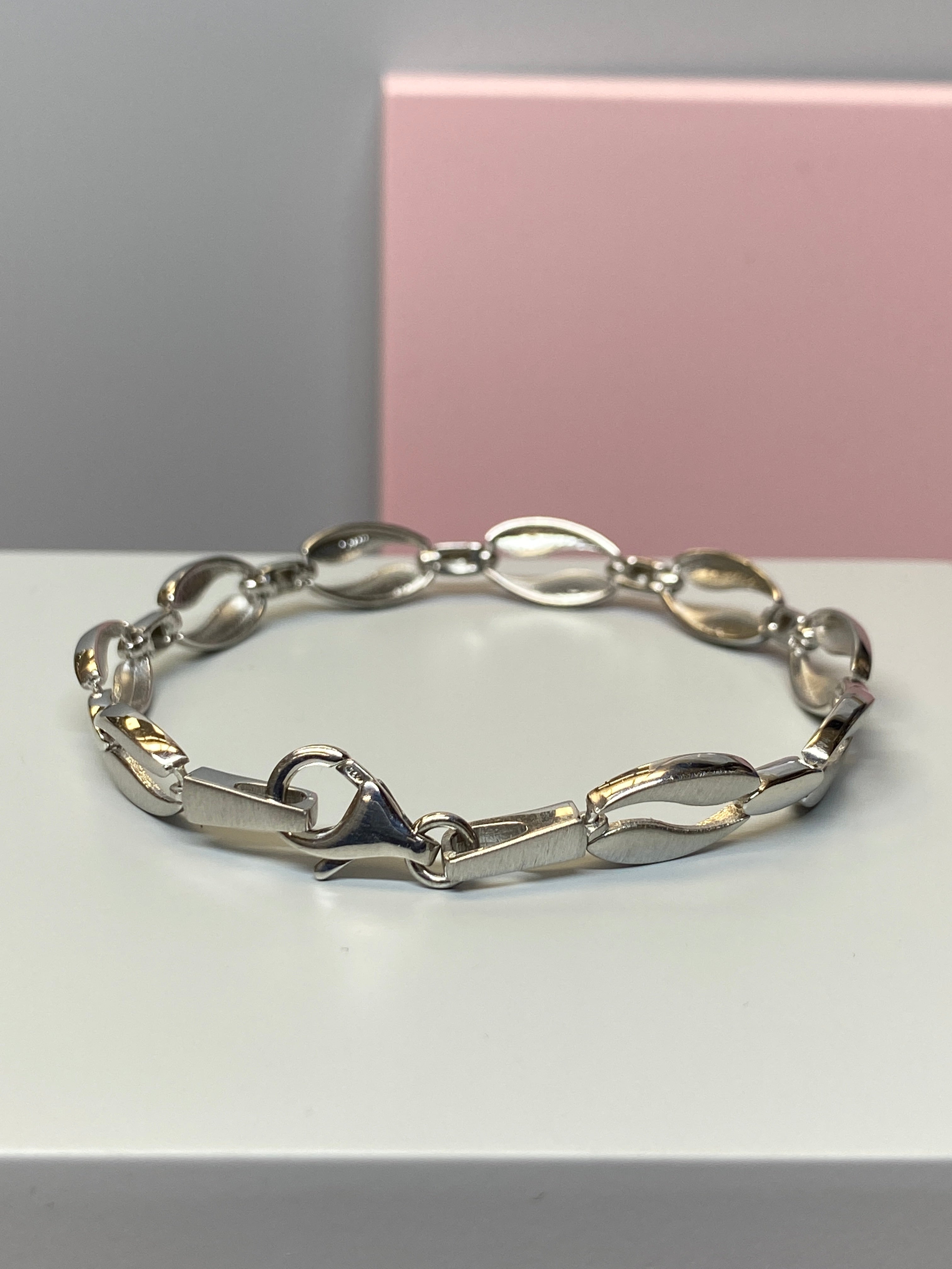 Silver Patterned Bracelet - Hallmark Jewellers Formby & The Jewellers Bench Widnes