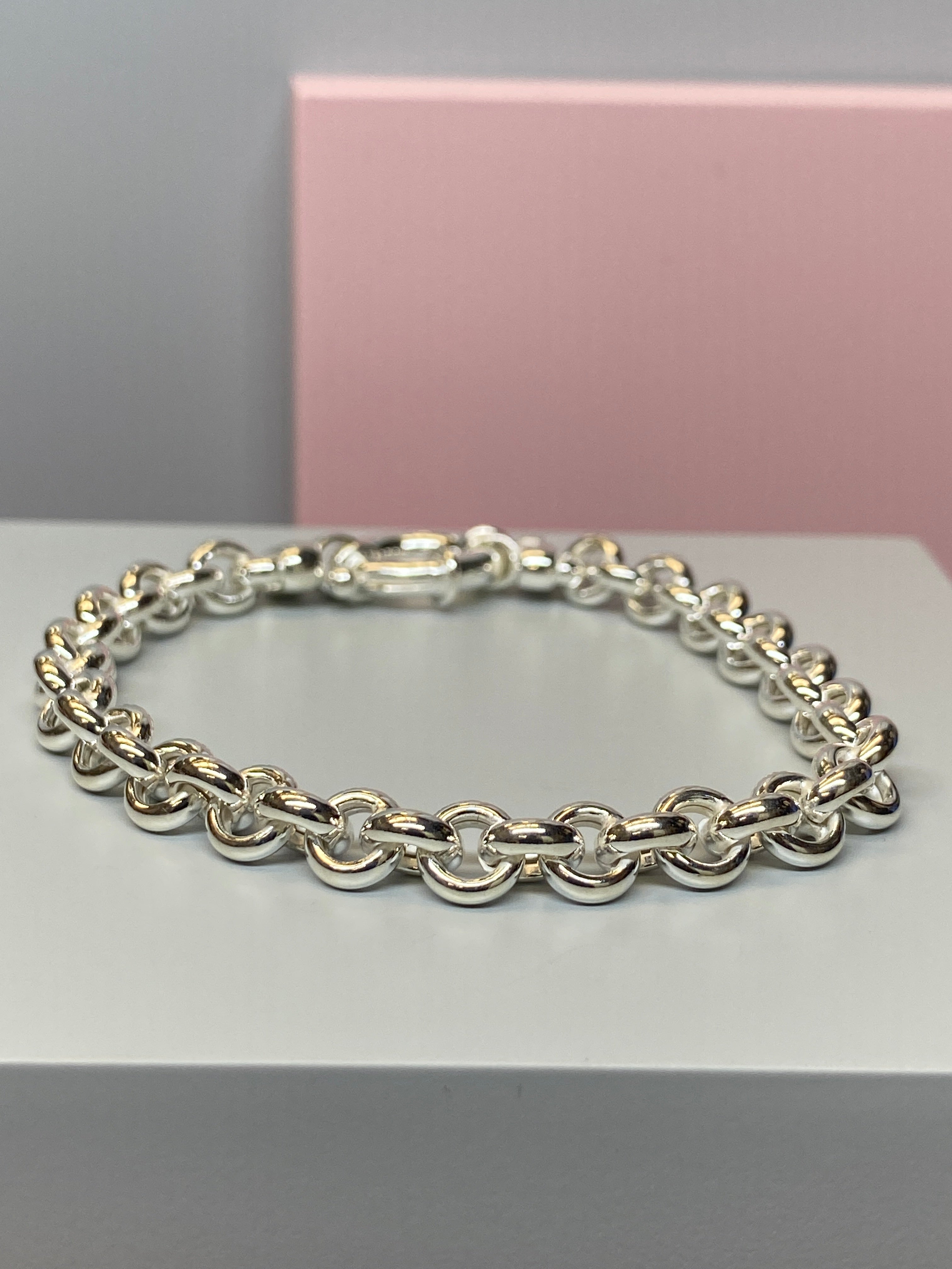 Silver Belcher Bracelet - Hallmark Jewellers Formby & The Jewellers Bench Widnes