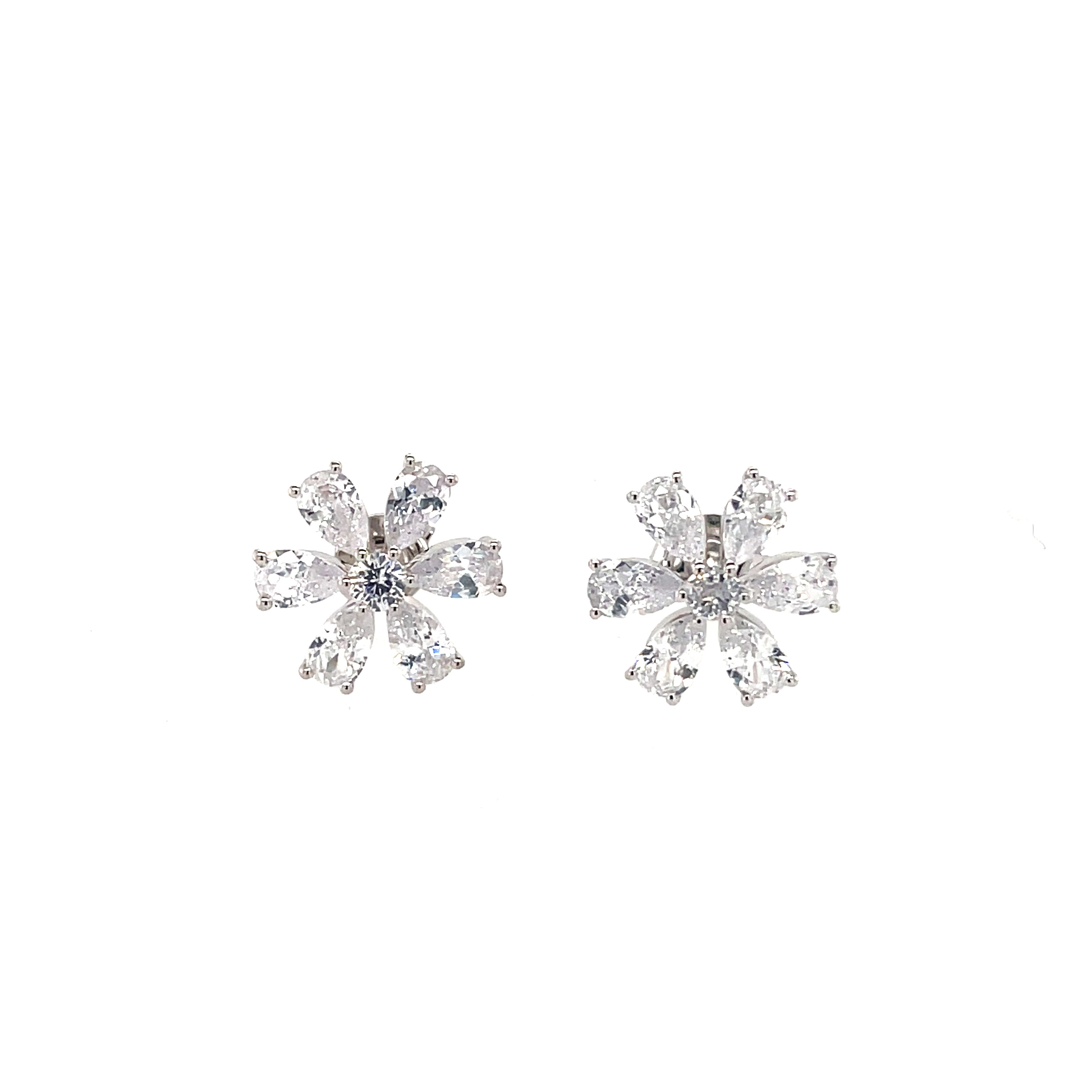 Silver CZ Studs - MJ005 - Hallmark Jewellers Formby & The Jewellers Bench Widnes