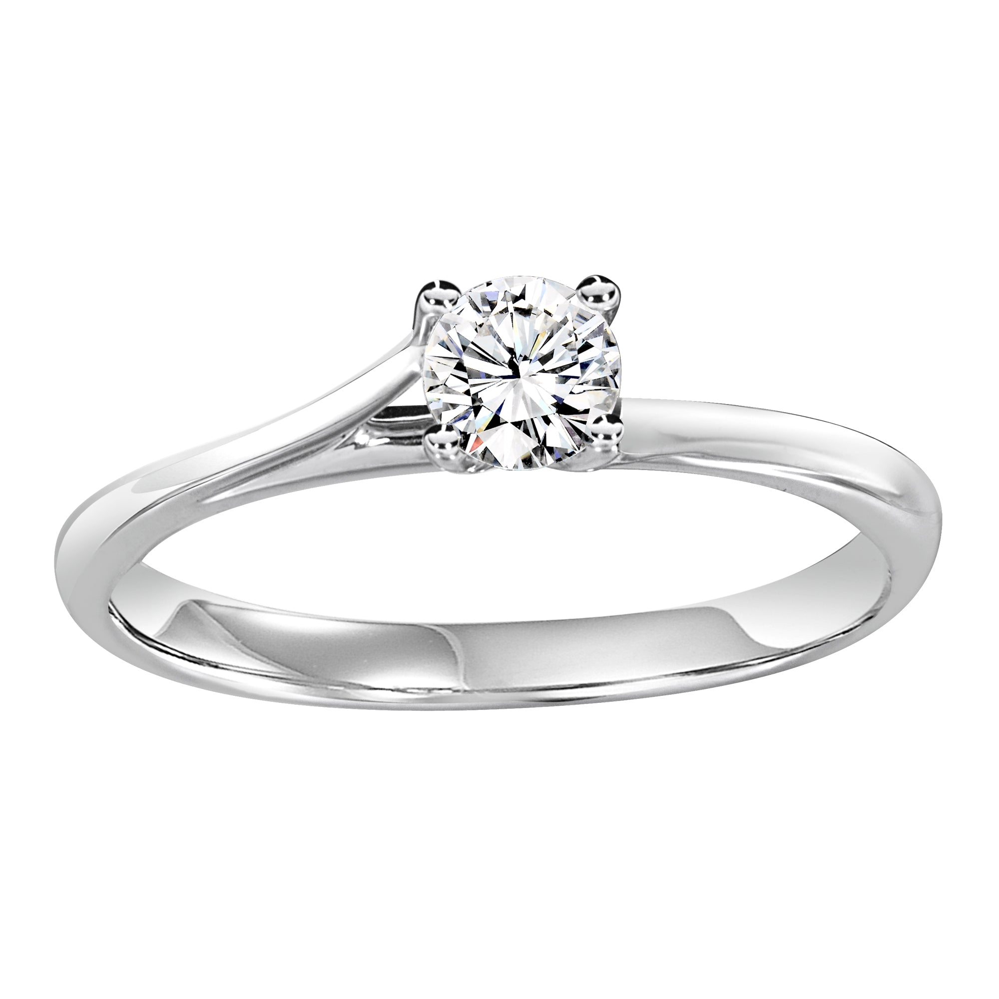 Sterling Silver Cubic Zirconia 0.60ct Ring - AK1025 - Hallmark Jewellers Formby & The Jewellers Bench Widnes