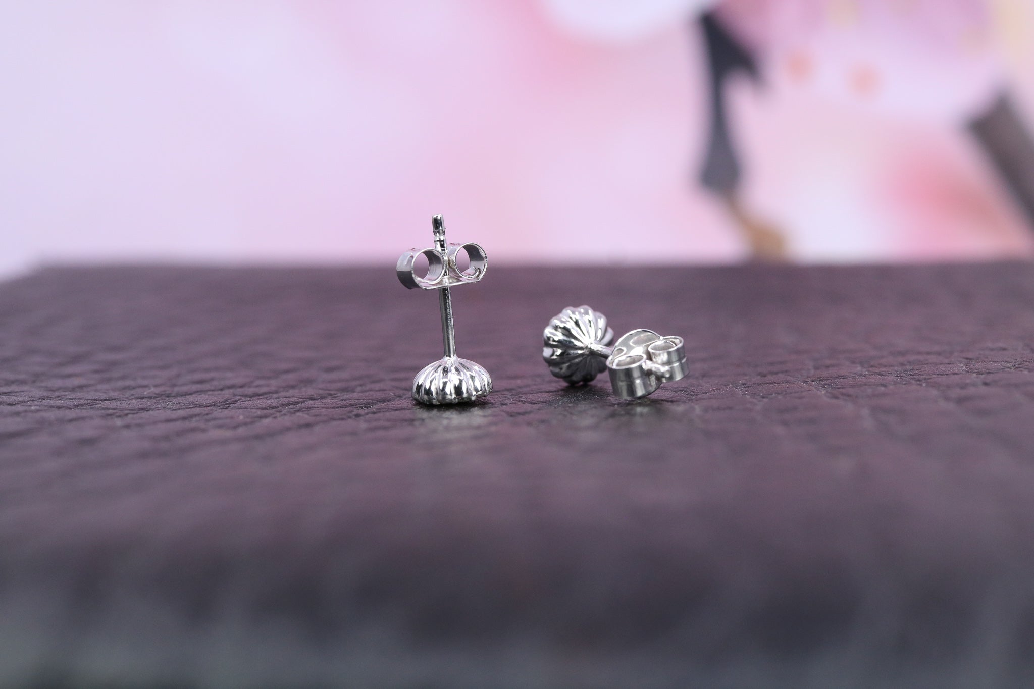 Sterling Silver & Ruby Birthstone Earring - AK1089 - Hallmark Jewellers Formby & The Jewellers Bench Widnes