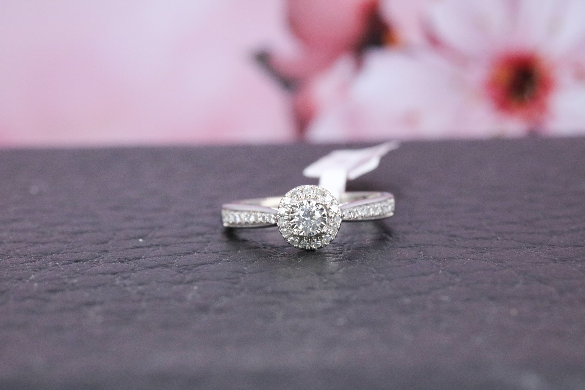 9ct White Gold Diamond Ring - HJ2278 - Hallmark Jewellers Formby & The Jewellers Bench Widnes