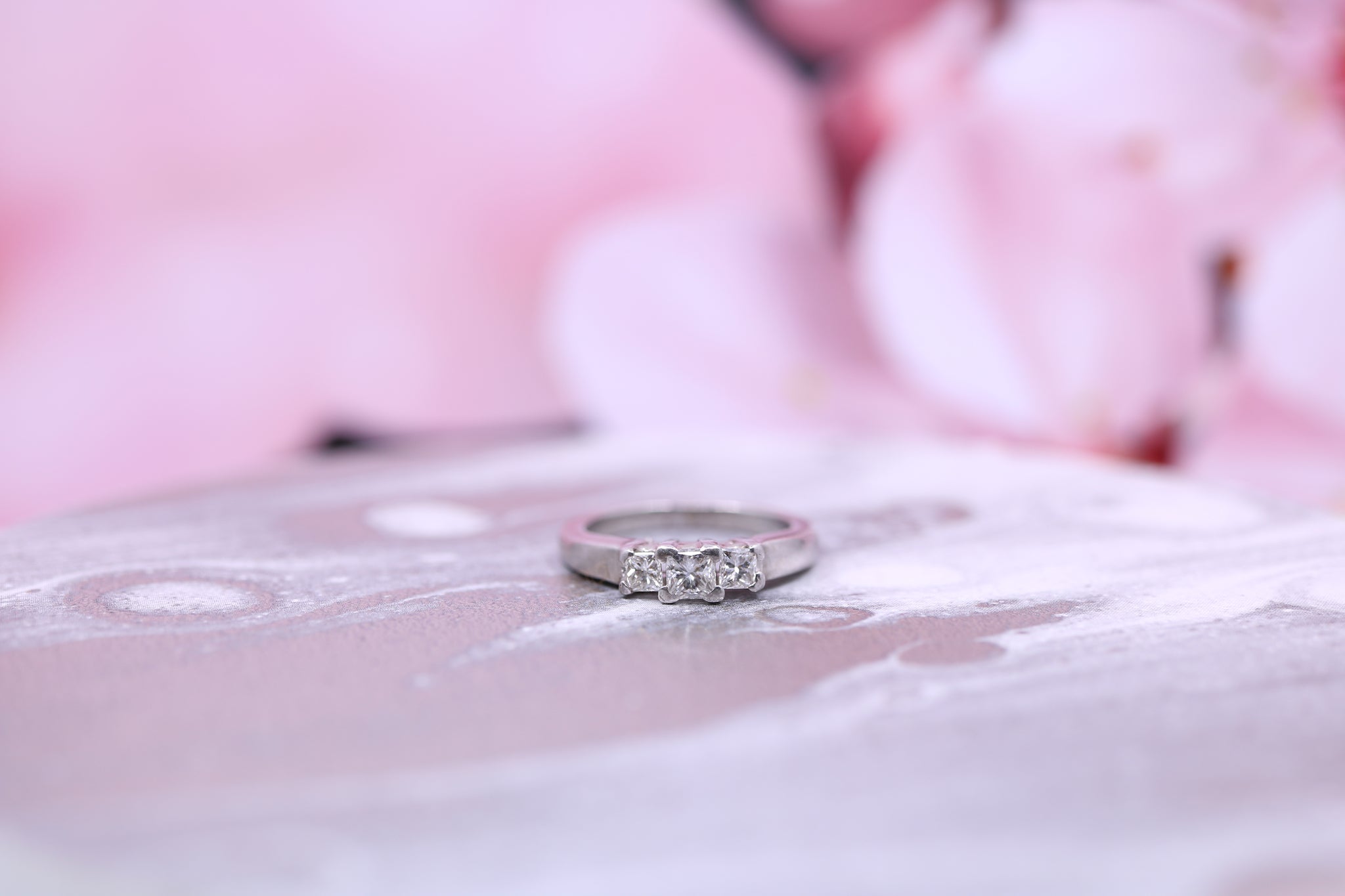 Platinum Diamond Ring 0.50ct - W1816 - Hallmark Jewellers Formby & The Jewellers Bench Widnes
