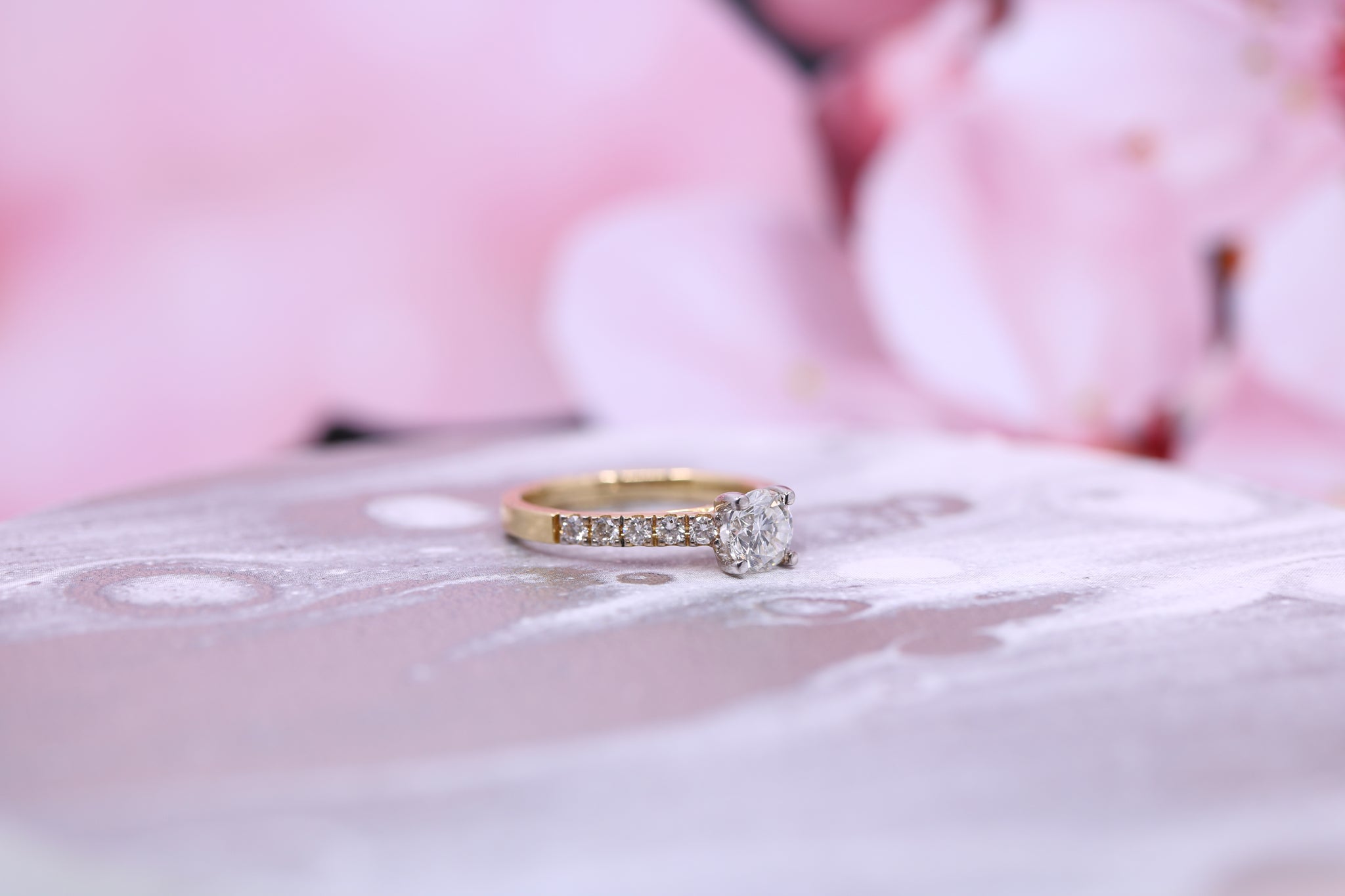 18ct Yellow Gold Diamond Ring 1.28ct - W1811 - Hallmark Jewellers Formby & The Jewellers Bench Widnes
