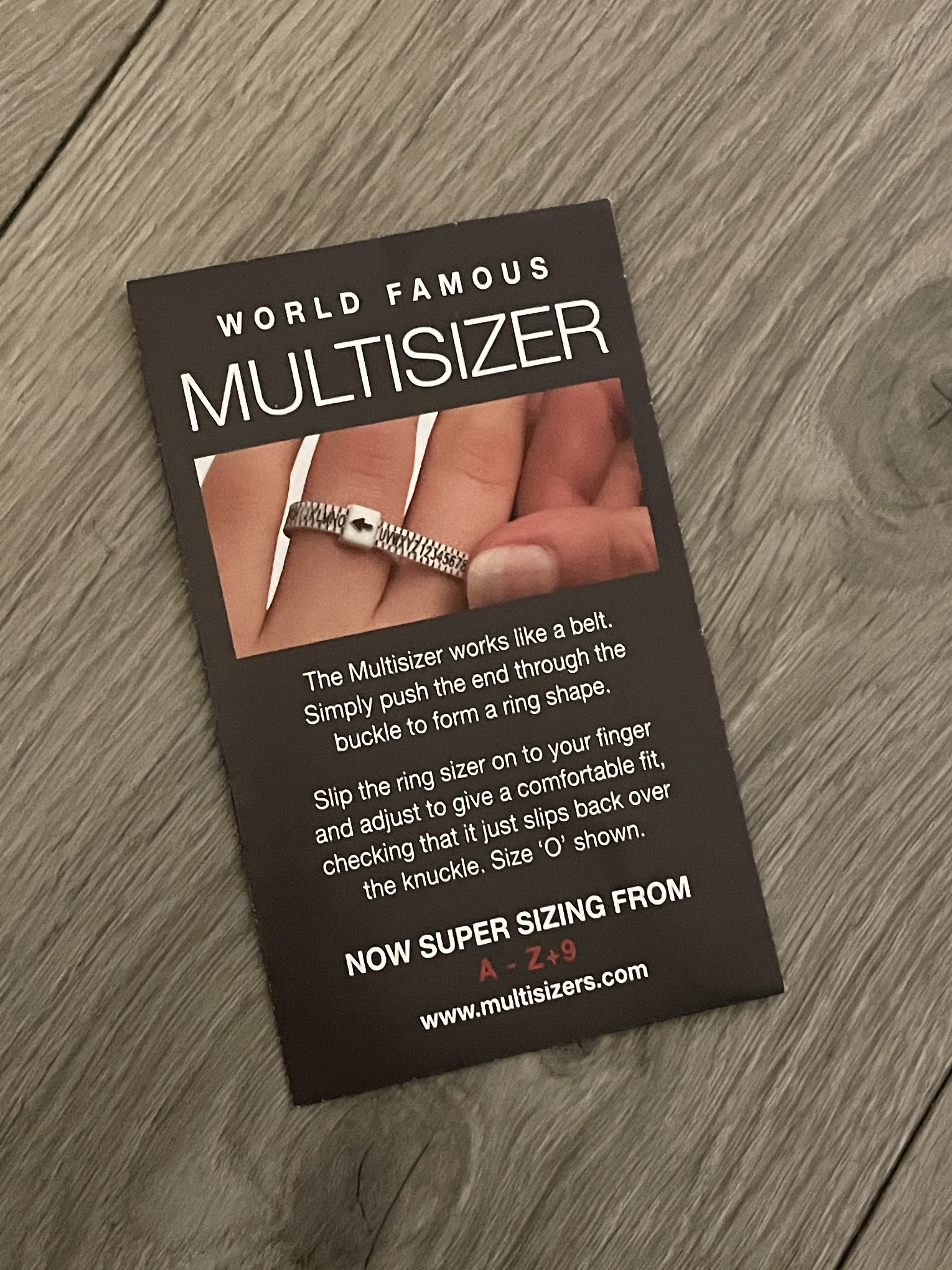 Free Multisizer Finger Gauge - Hallmark Jewellers Formby & The Jewellers Bench Widnes