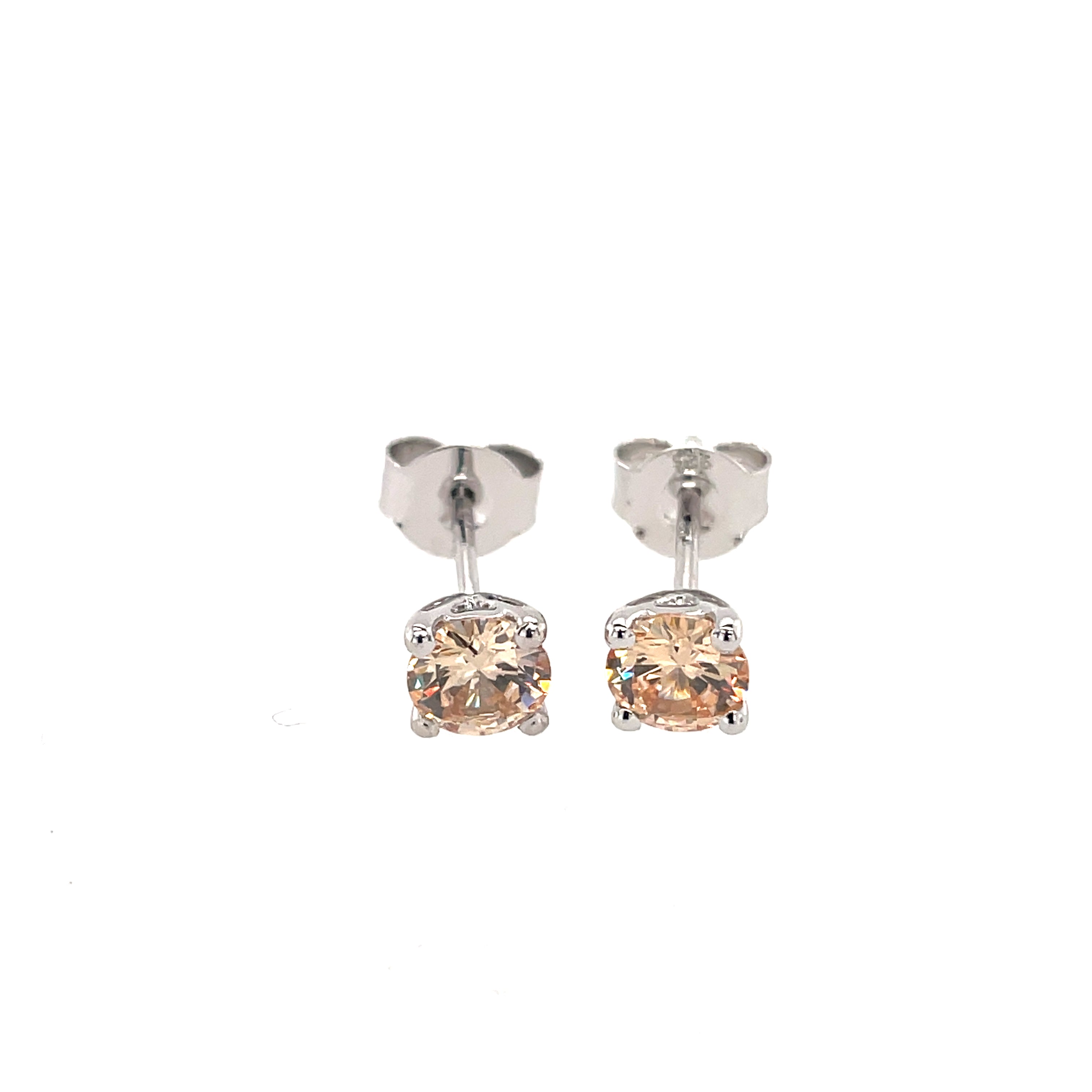 Silver CZ Studs - MJ003 - Hallmark Jewellers Formby & The Jewellers Bench Widnes