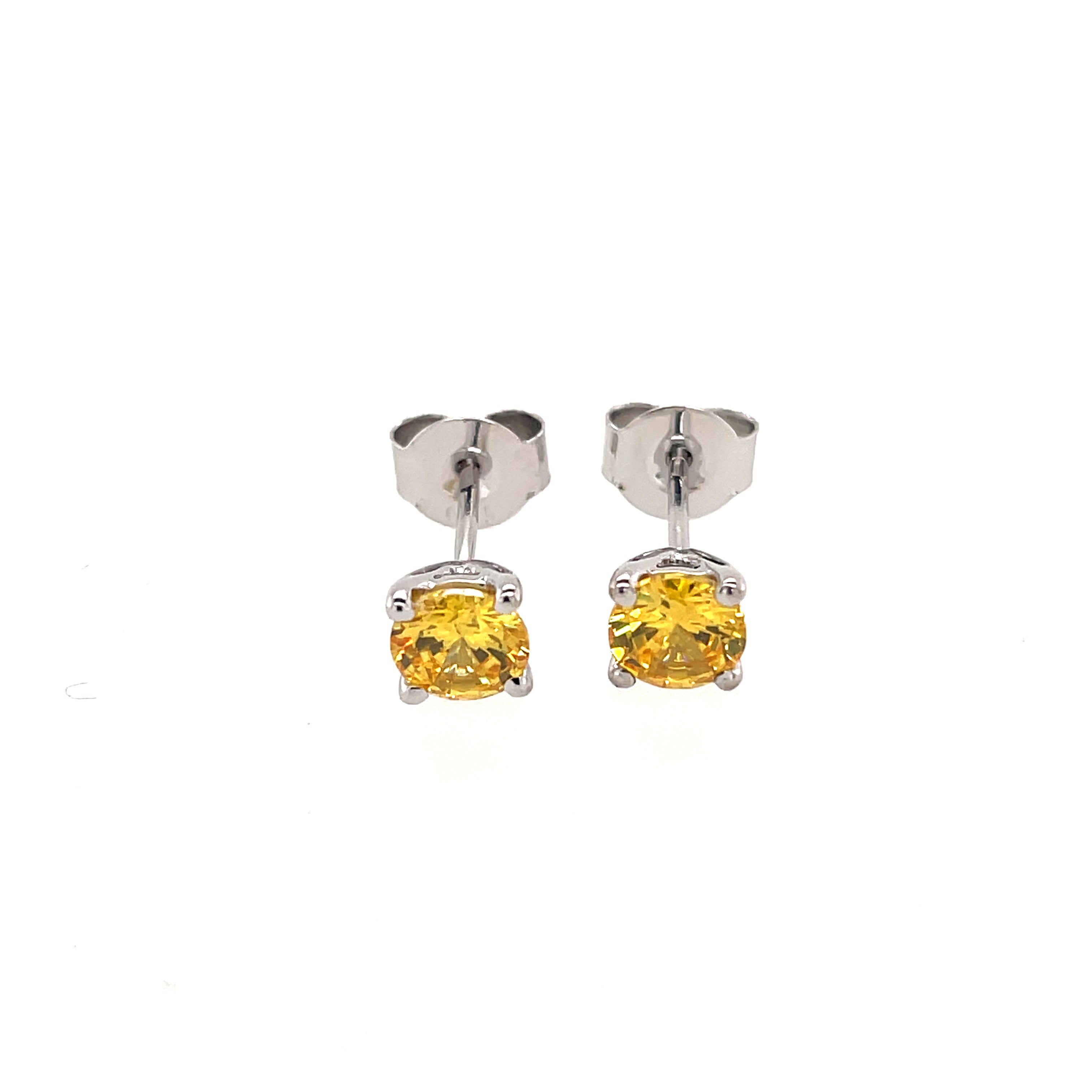Silver CZ Studs - MJ003 - Hallmark Jewellers Formby & The Jewellers Bench Widnes