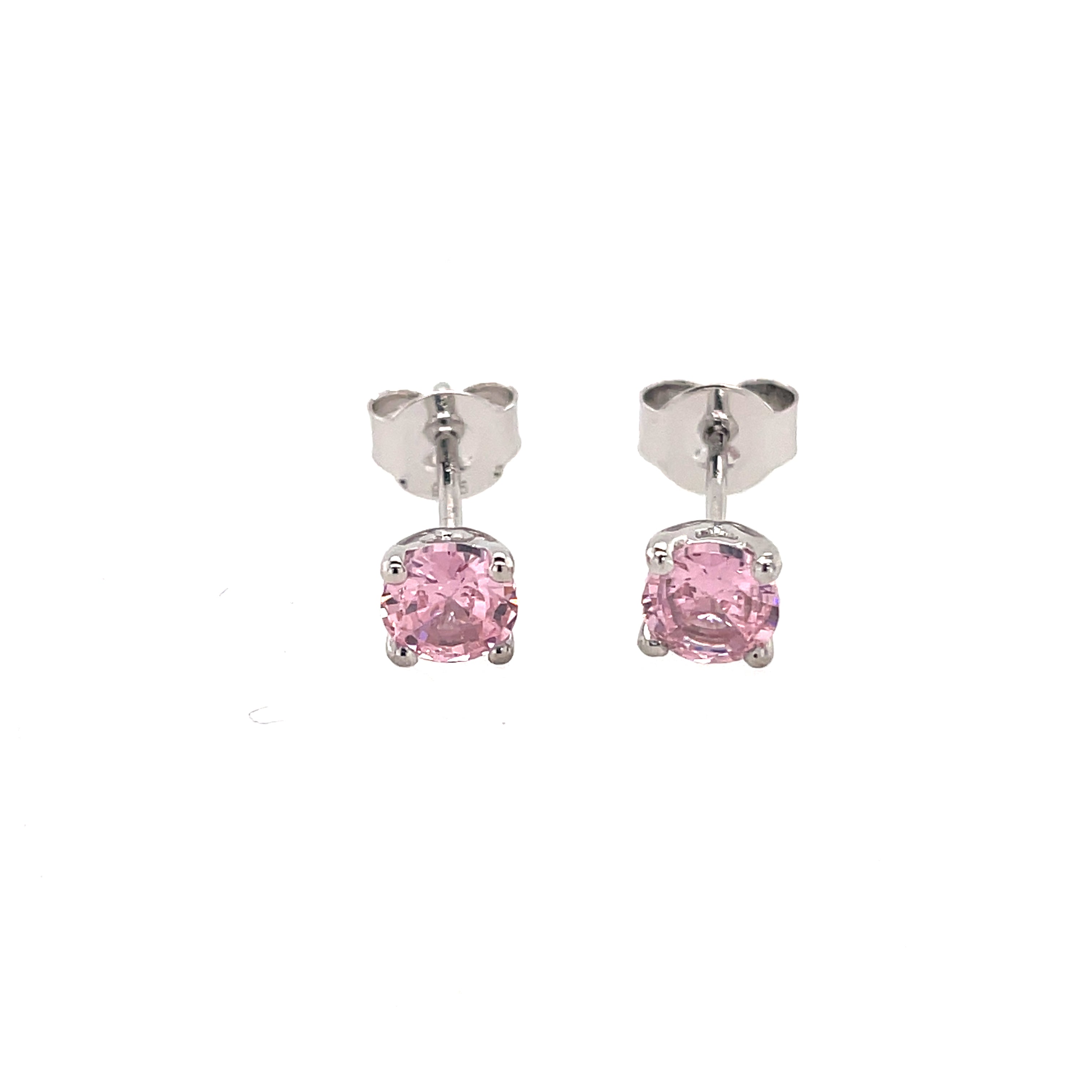 Silver CZ Studs - MJ003 - Hallmark Jewellers Formby & The Jewellers Bench Widnes