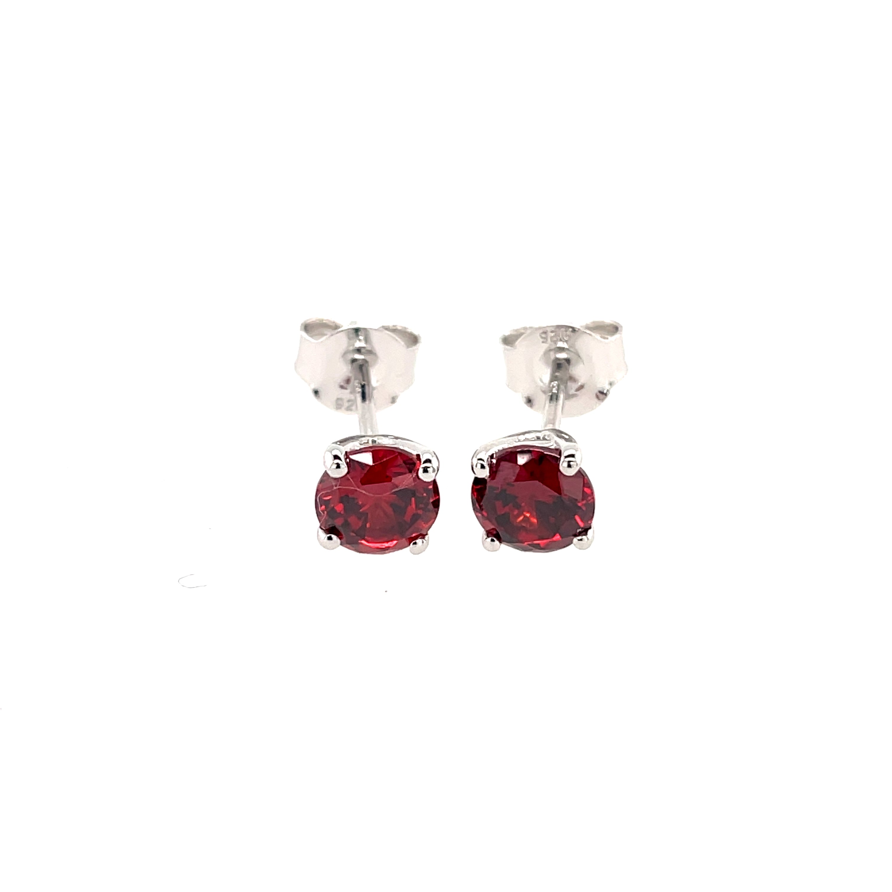 Silver CZ Studs - MJ003 - Hallmark Jewellers Formby & The Jewellers Bench Widnes