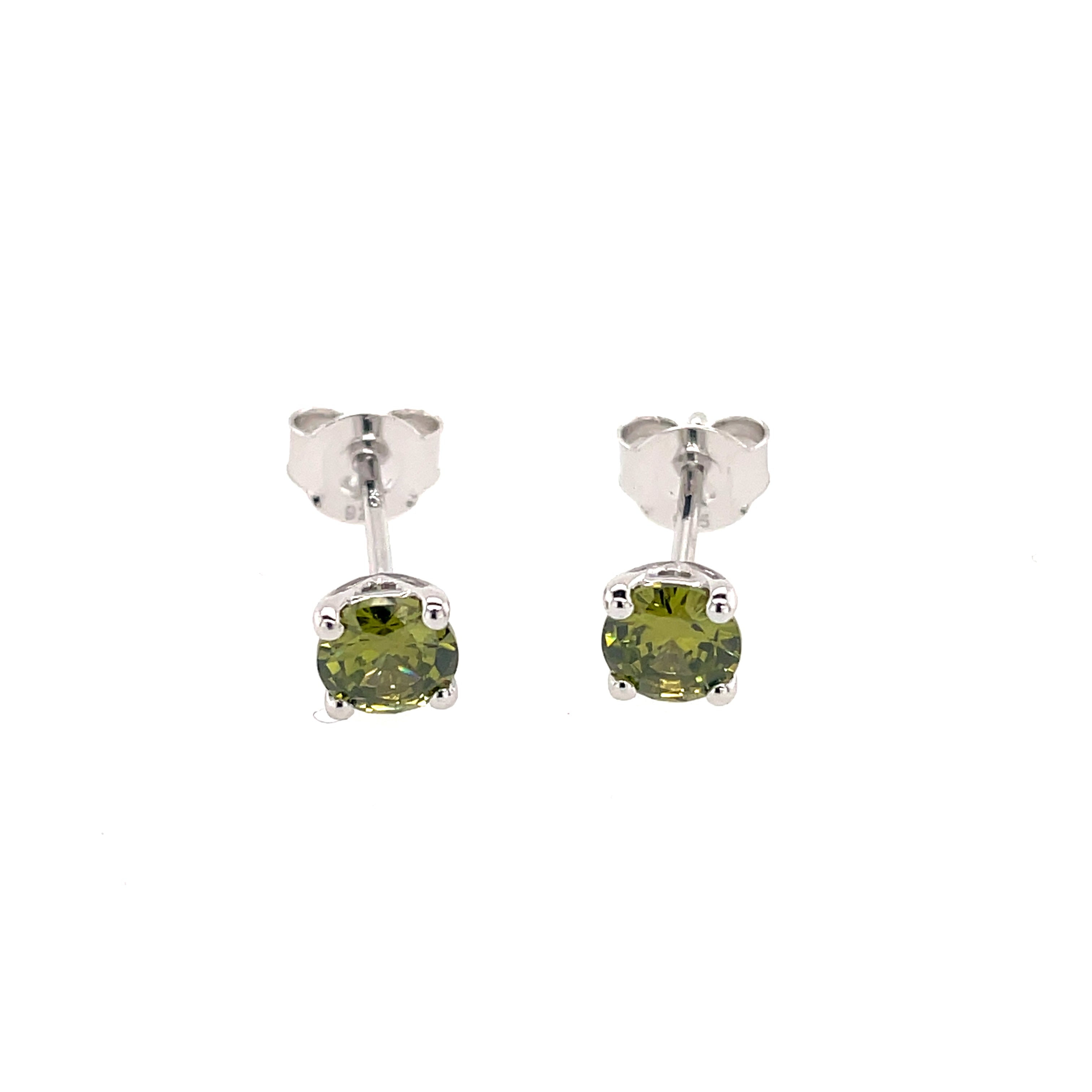 Silver CZ Studs - MJ003 - Hallmark Jewellers Formby & The Jewellers Bench Widnes