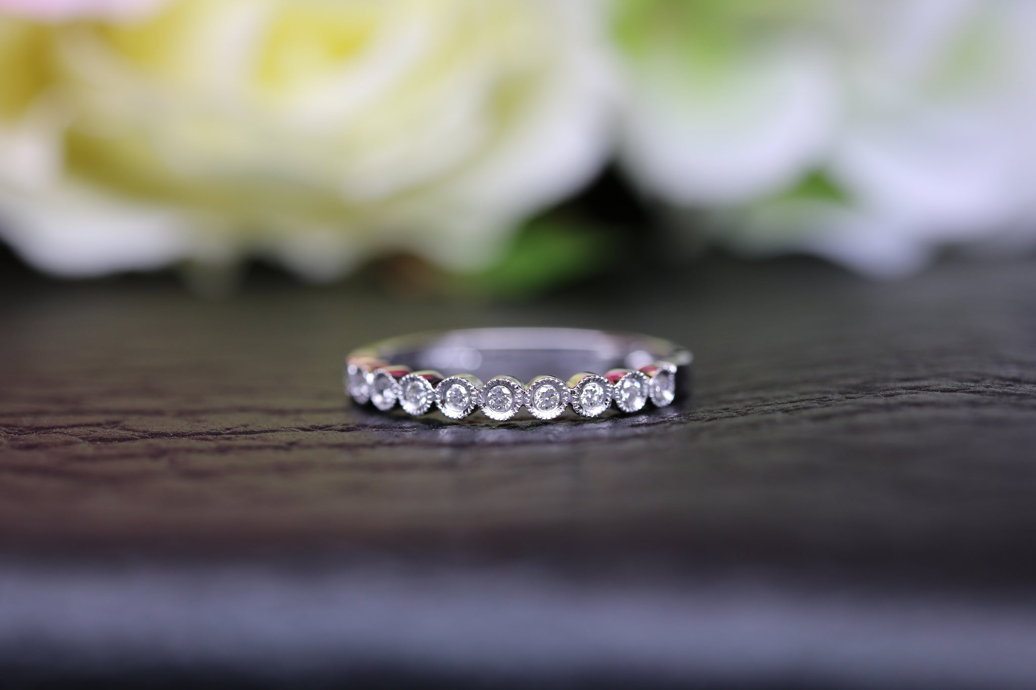 9ct White Gold Diamond Ring - HJ2050 - Hallmark Jewellers Formby & The Jewellers Bench Widnes