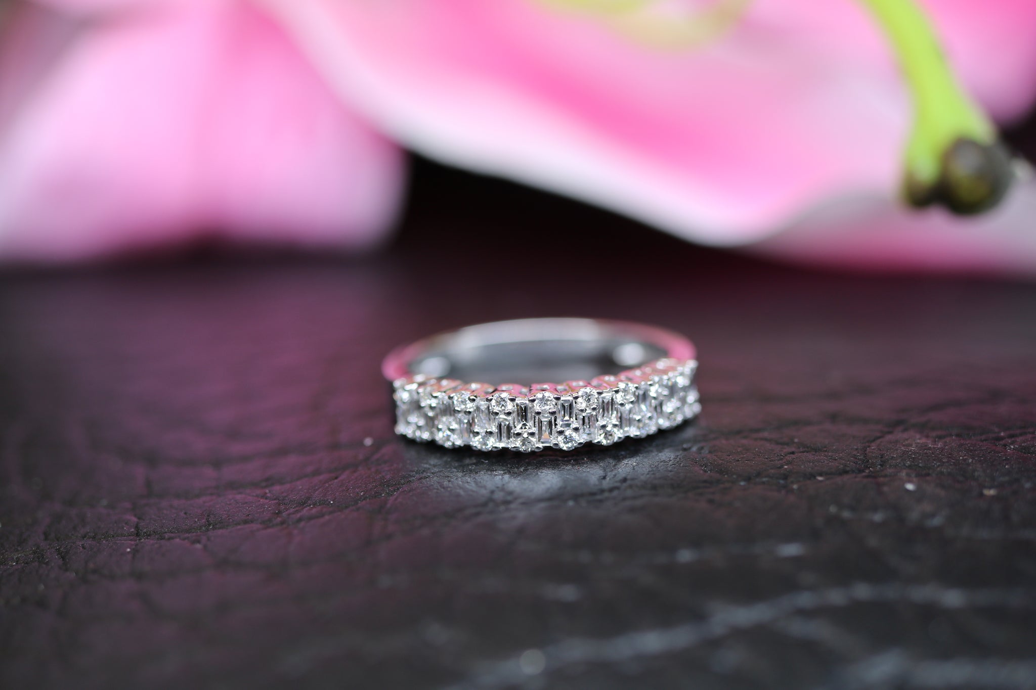 9ct White Gold Diamond Ring 0.36ct - HJ2046 - Hallmark Jewellers Formby & The Jewellers Bench Widnes