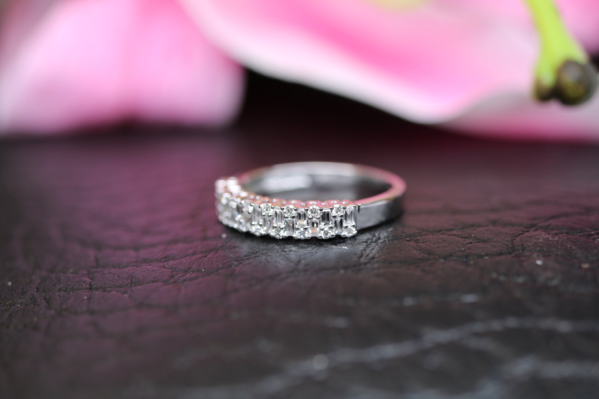 9ct White Gold Diamond Ring 0.36ct - HJ2046 - Hallmark Jewellers Formby & The Jewellers Bench Widnes