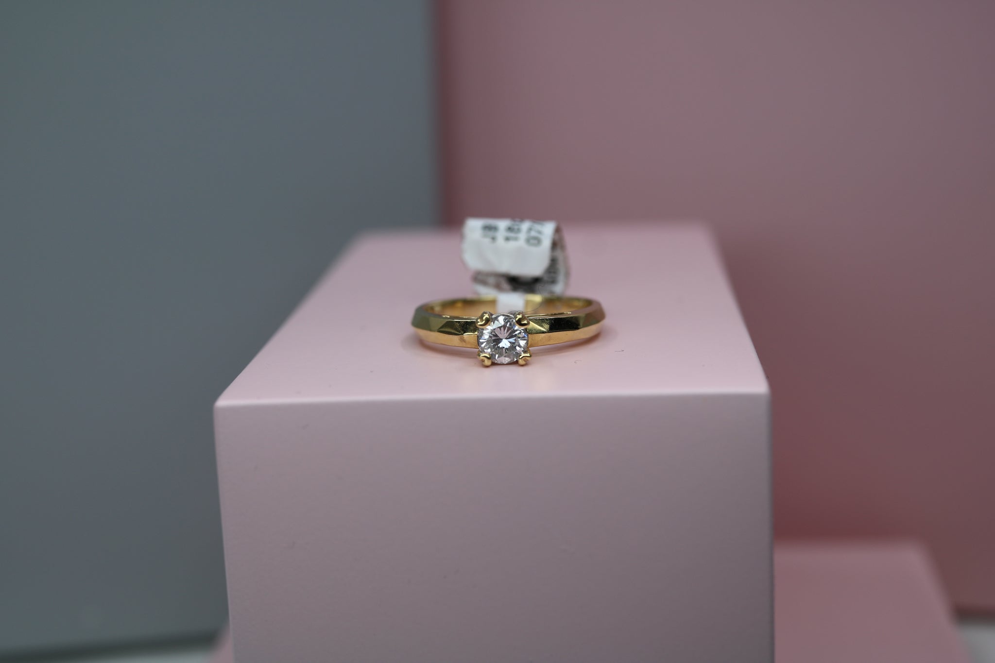 18ct Yellow Gold Diamond Engagement Ring - HJ2104 - Hallmark Jewellers Formby & The Jewellers Bench Widnes