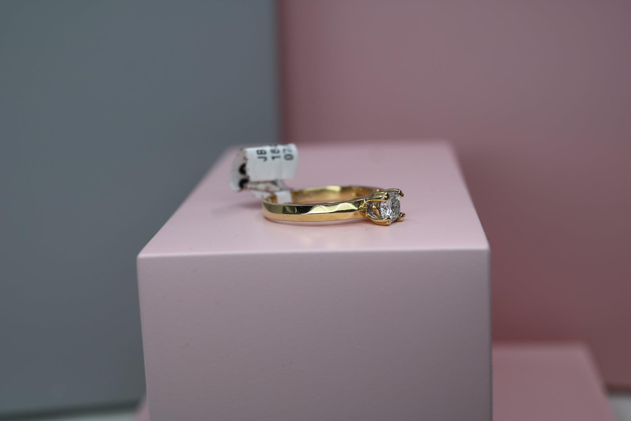 18ct Yellow Gold Diamond Engagement Ring - HJ2104 - Hallmark Jewellers Formby & The Jewellers Bench Widnes