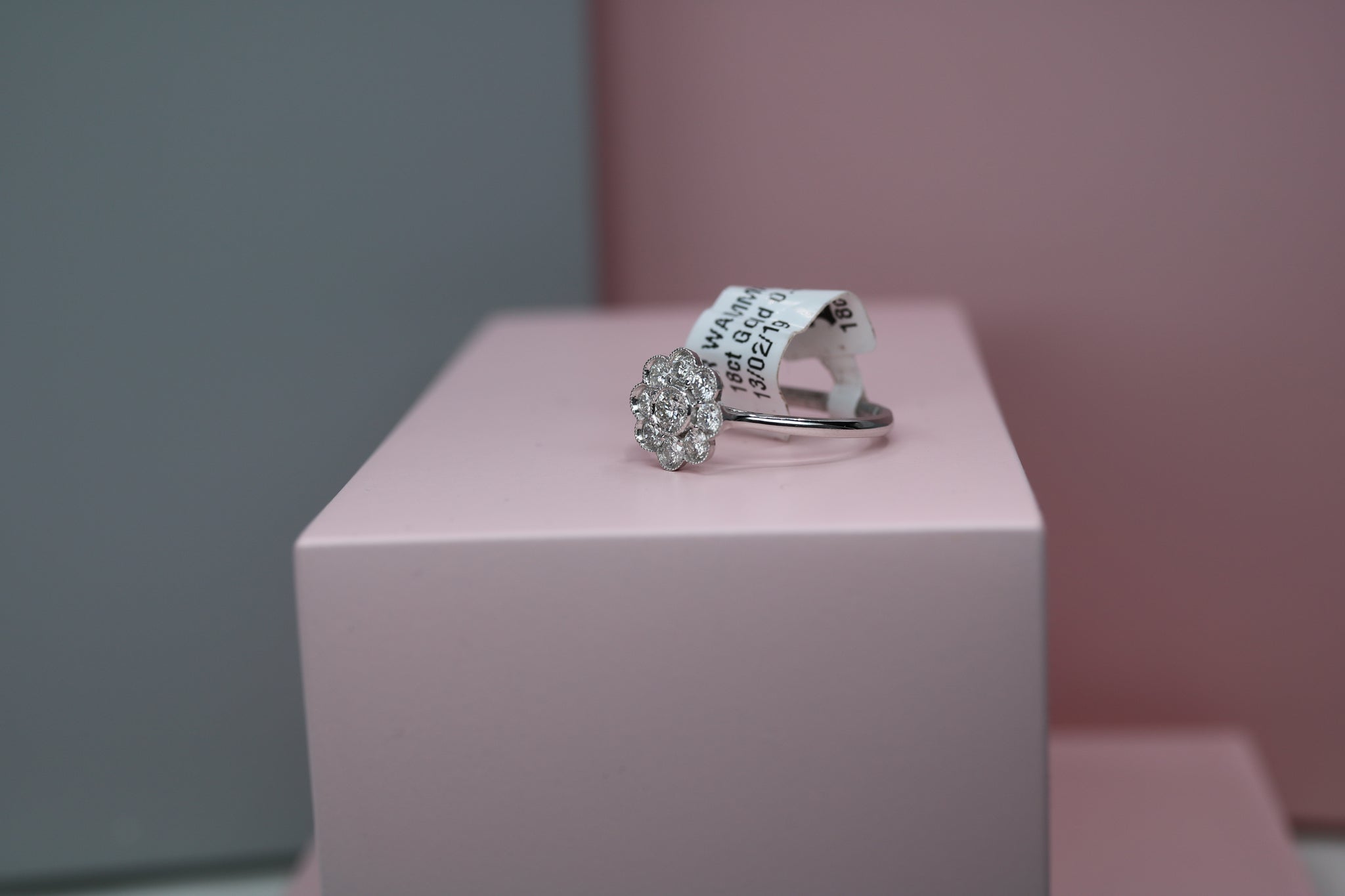 18ct White Gold Diamond Ring 0.50ct - HJ2093 - Hallmark Jewellers Formby & The Jewellers Bench Widnes