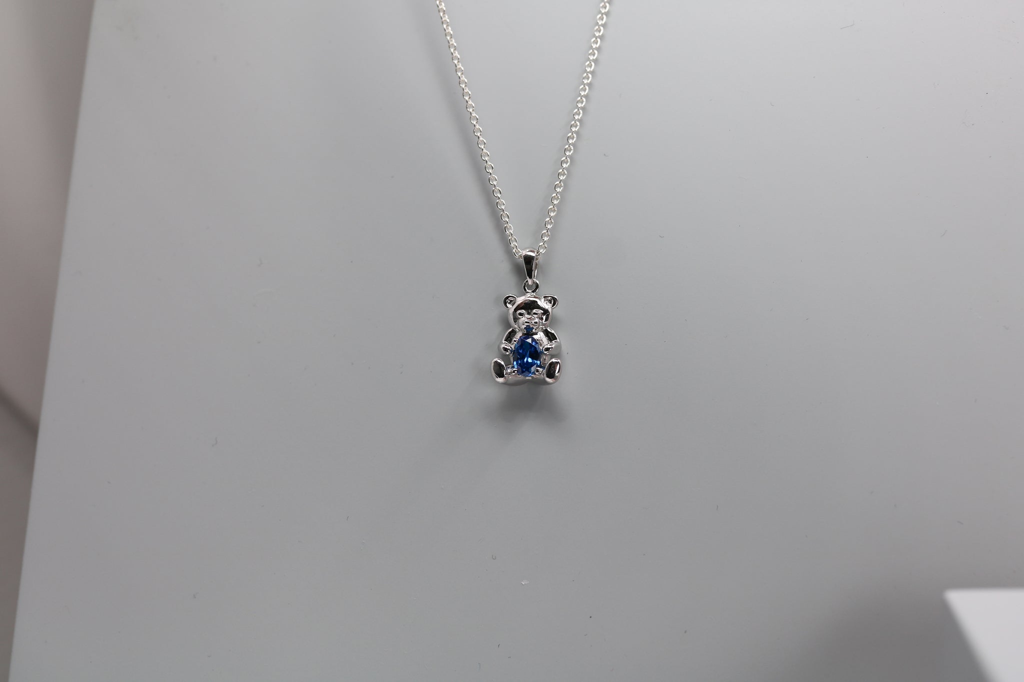 Silver Birthstone Teddy Bears - Hallmark Jewellers Formby & The Jewellers Bench Widnes