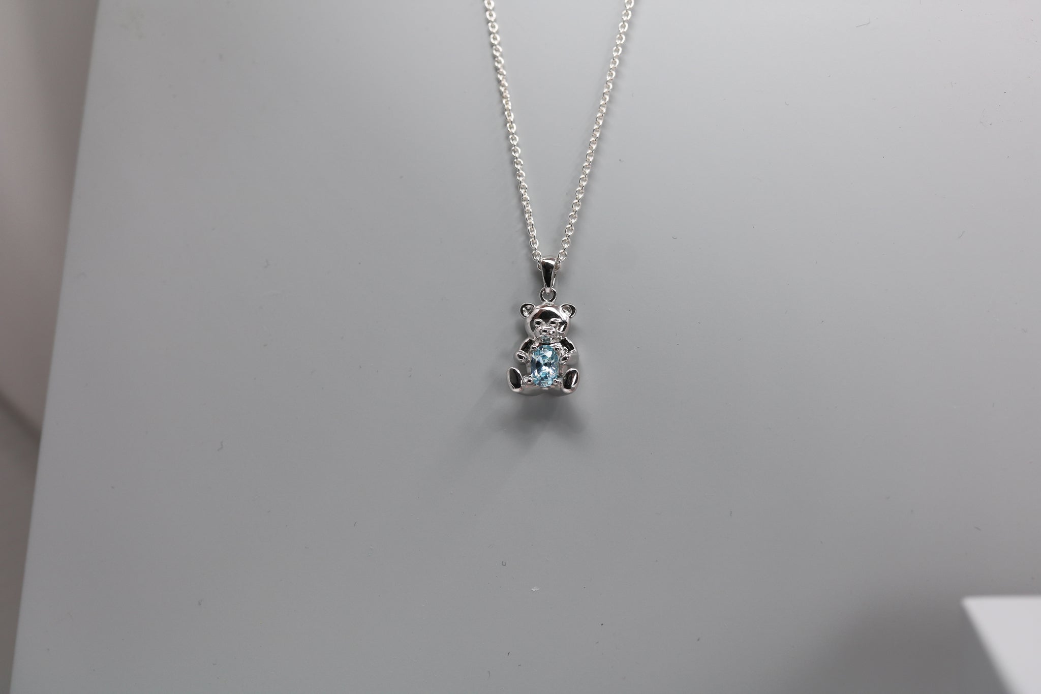 Silver Birthstone Teddy Bears - Hallmark Jewellers Formby & The Jewellers Bench Widnes