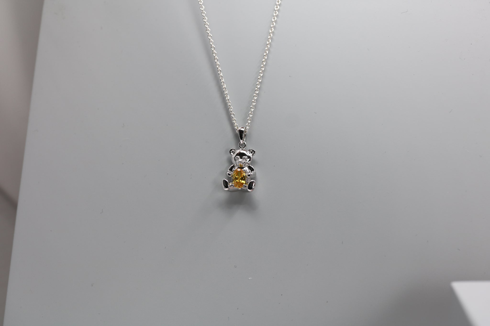 Silver Birthstone Teddy Bears - Hallmark Jewellers Formby & The Jewellers Bench Widnes