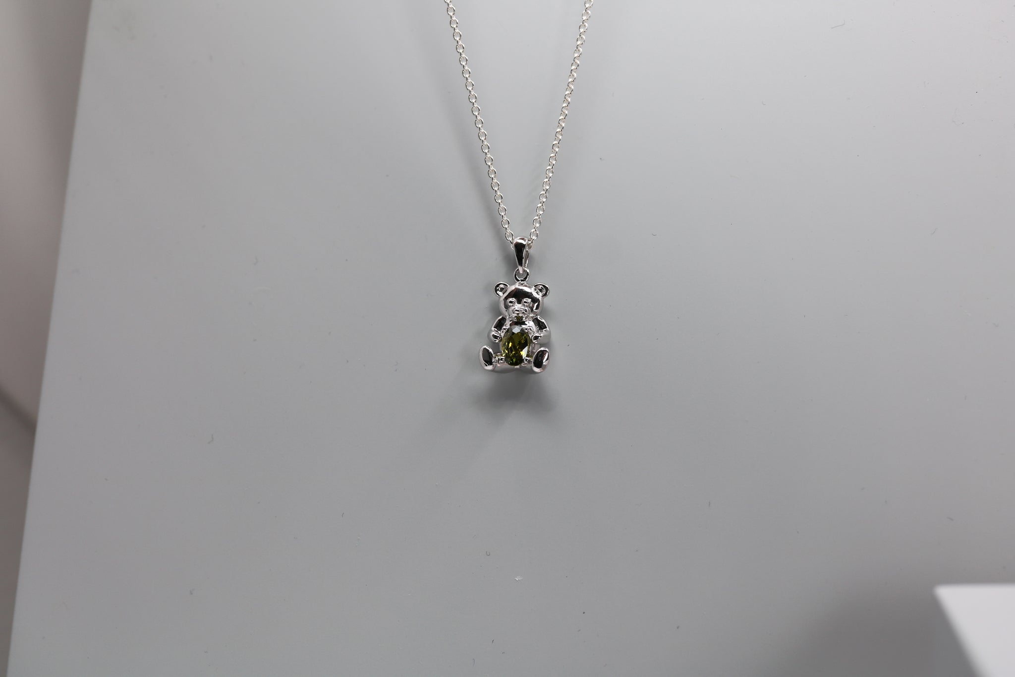 Silver Birthstone Teddy Bears - Hallmark Jewellers Formby & The Jewellers Bench Widnes