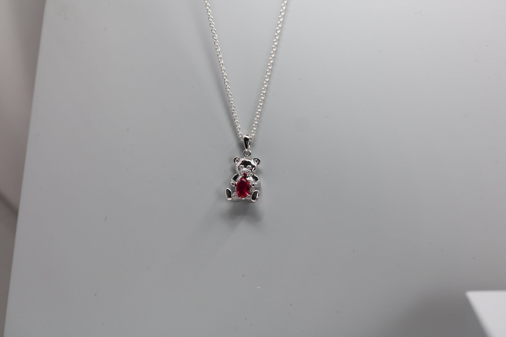 Silver Birthstone Teddy Bears - Hallmark Jewellers Formby & The Jewellers Bench Widnes