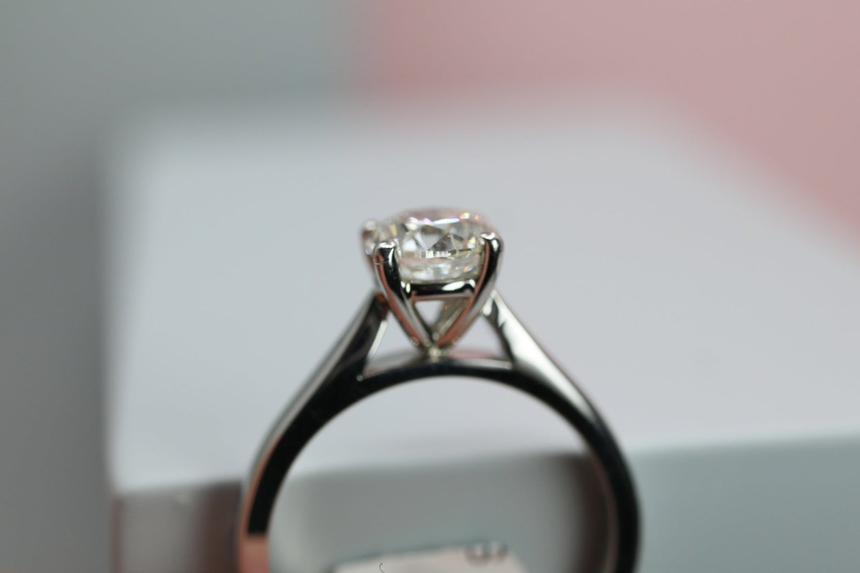 Platinum Diamond Engagement Ring 0.71ct - HJ2079 - Hallmark Jewellers Formby & The Jewellers Bench Widnes