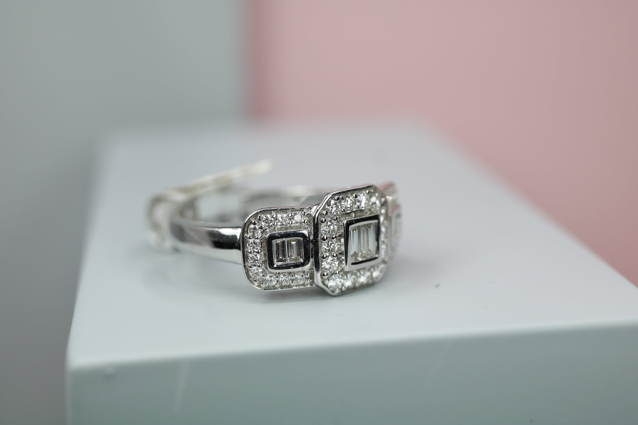 9ct White Gold Diamond Ring 0.50ct - Hallmark Jewellers Formby & The Jewellers Bench Widnes