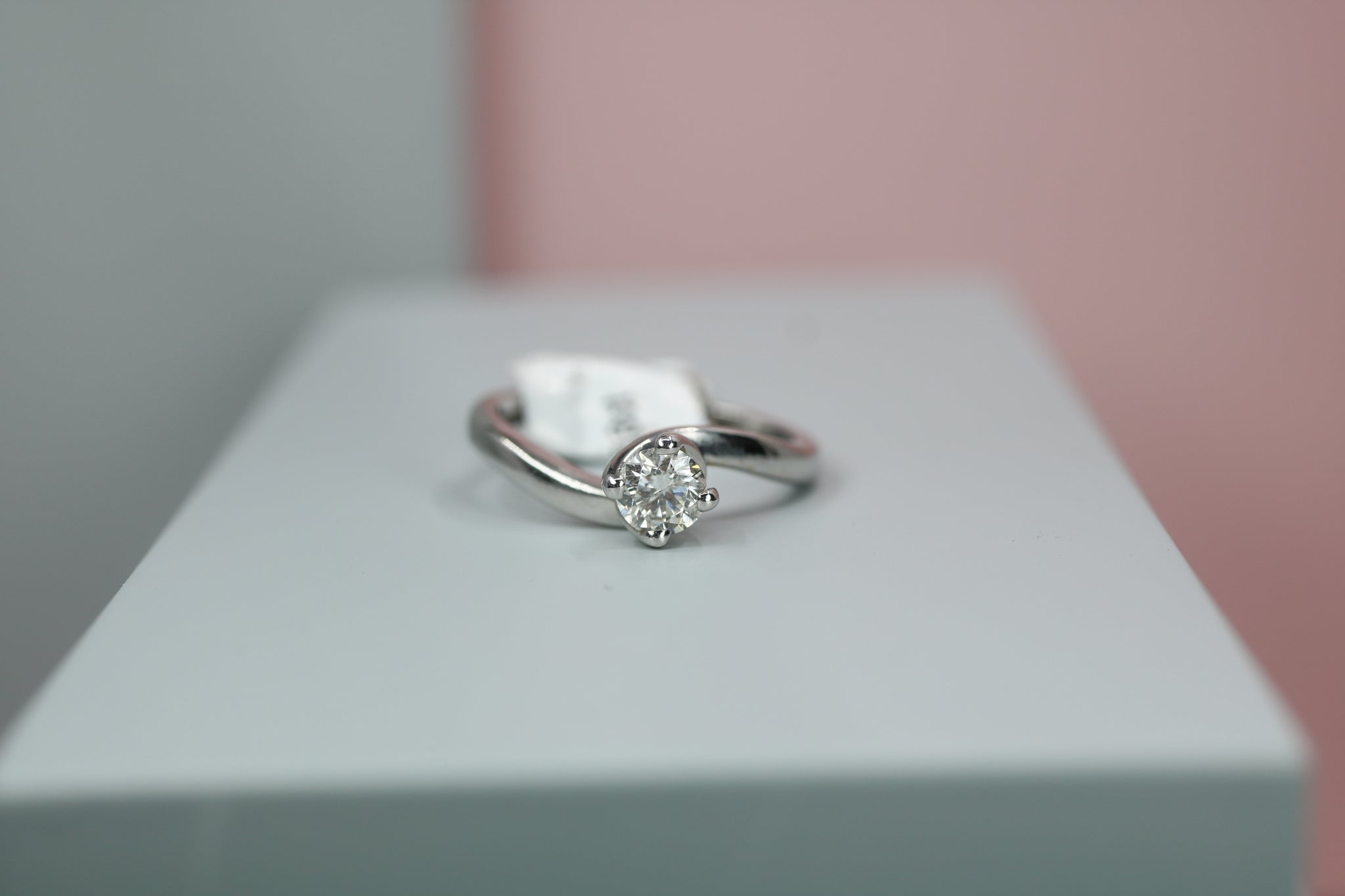 18ct White Gold Diamond Ring 0.33ct- HJ2085 - Hallmark Jewellers Formby & The Jewellers Bench Widnes