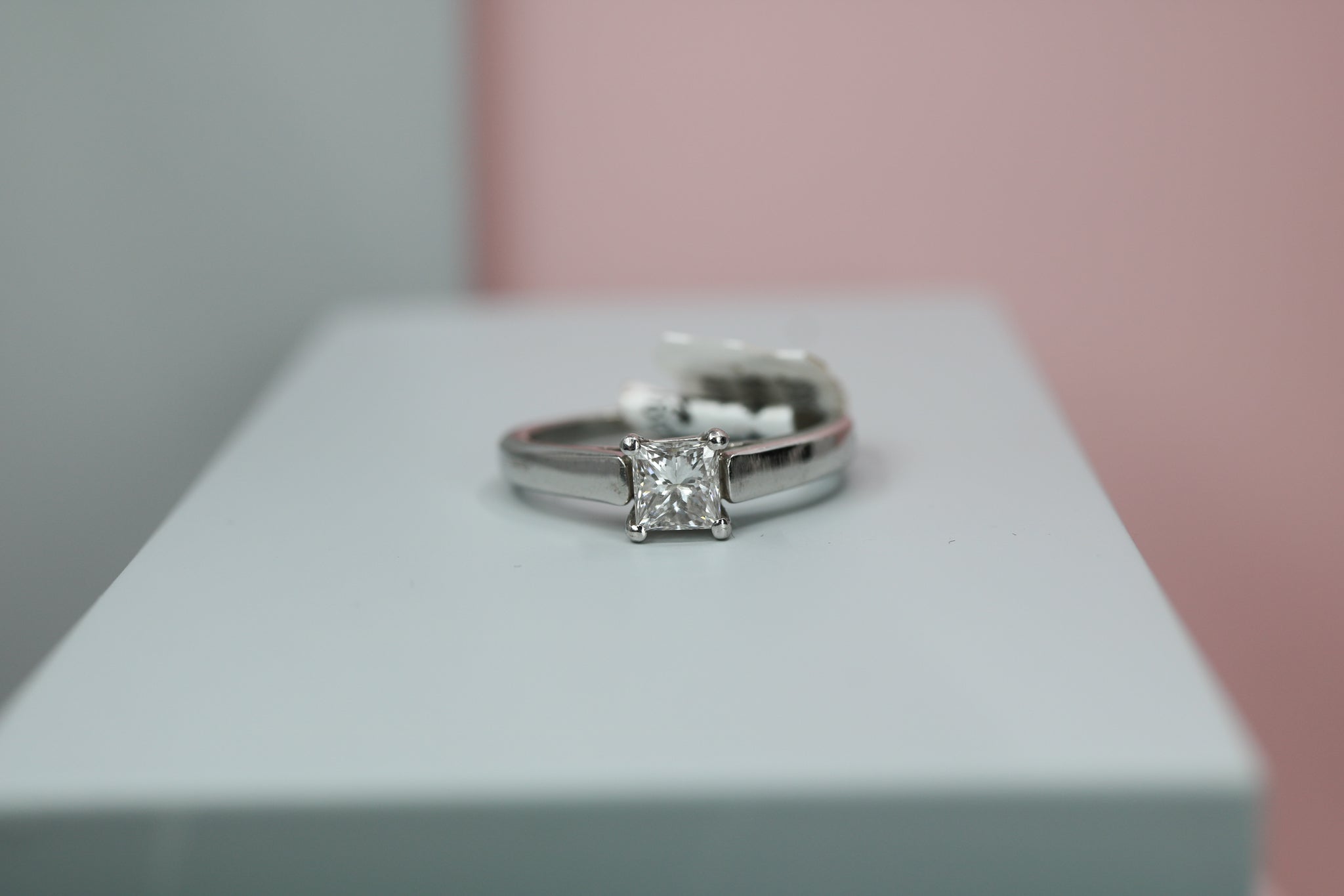 18ct White Gold Diamond Ring 0.54ct - HJ2090 - Hallmark Jewellers Formby & The Jewellers Bench Widnes