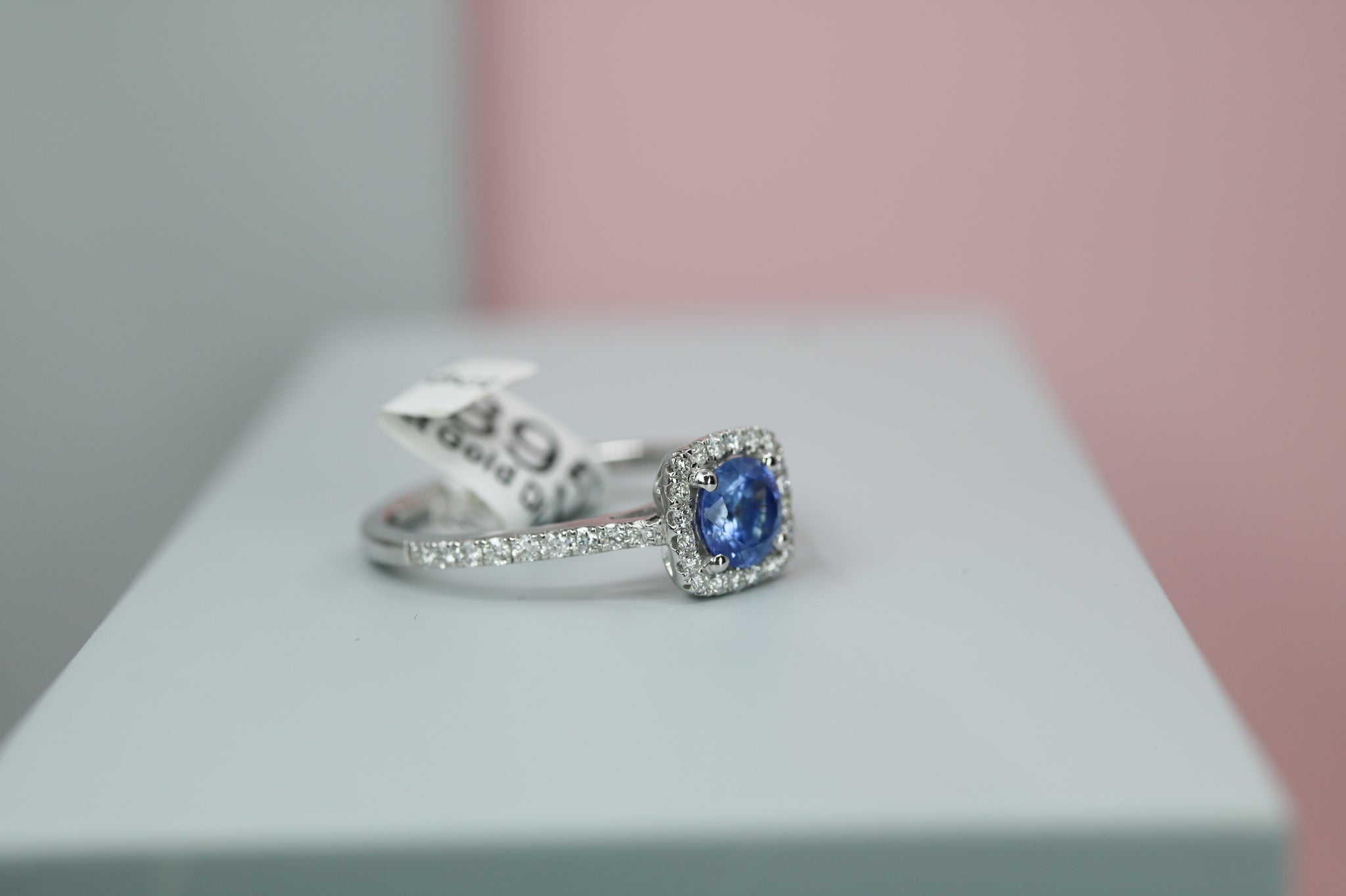 18ct White Gold Sapphire & Diamond Ring - Hallmark Jewellers Formby & The Jewellers Bench Widnes