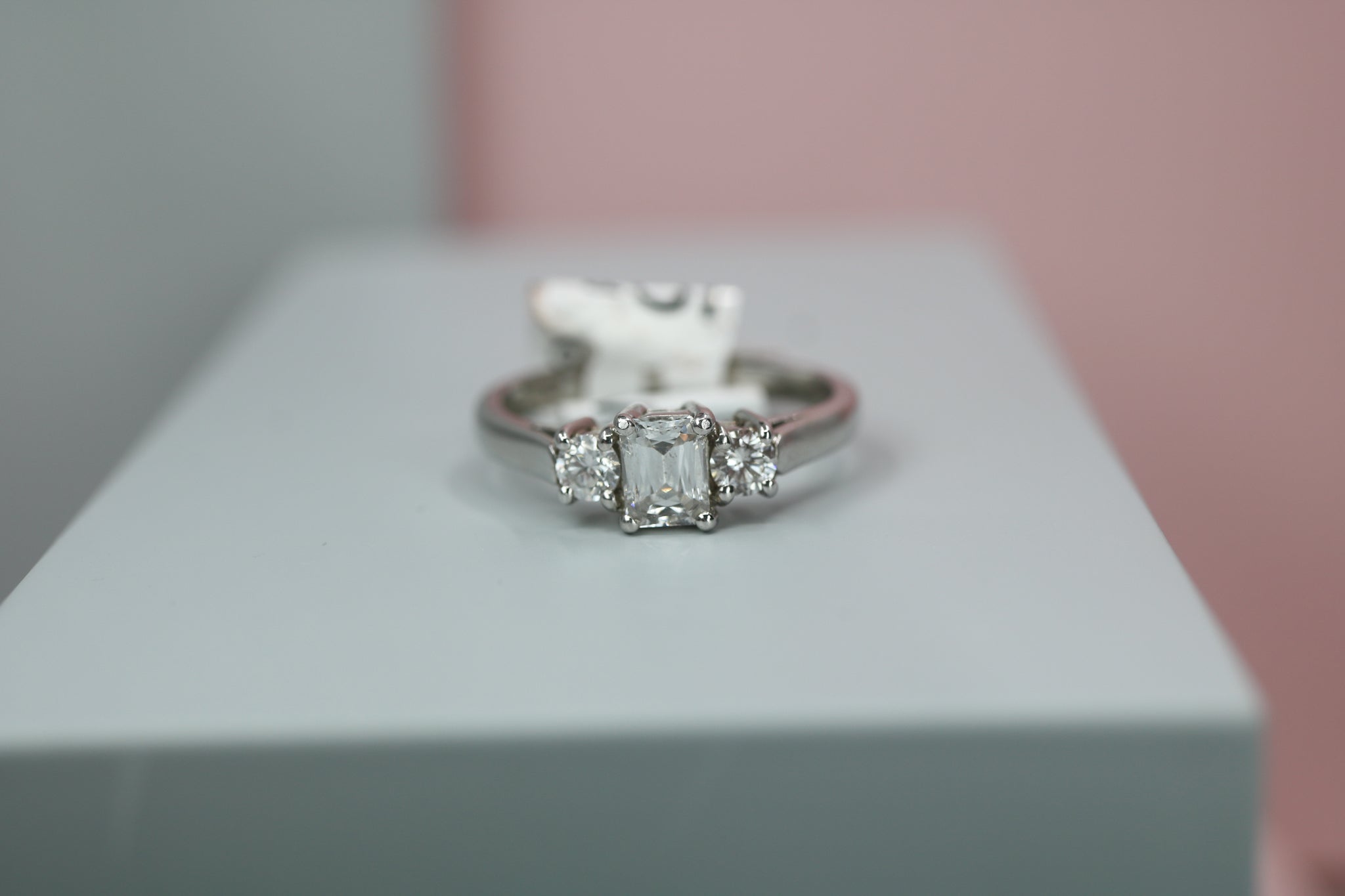 Platinum & Diamond Engagement Ring 0.56ct - HJ020 - Hallmark Jewellers Formby & The Jewellers Bench Widnes