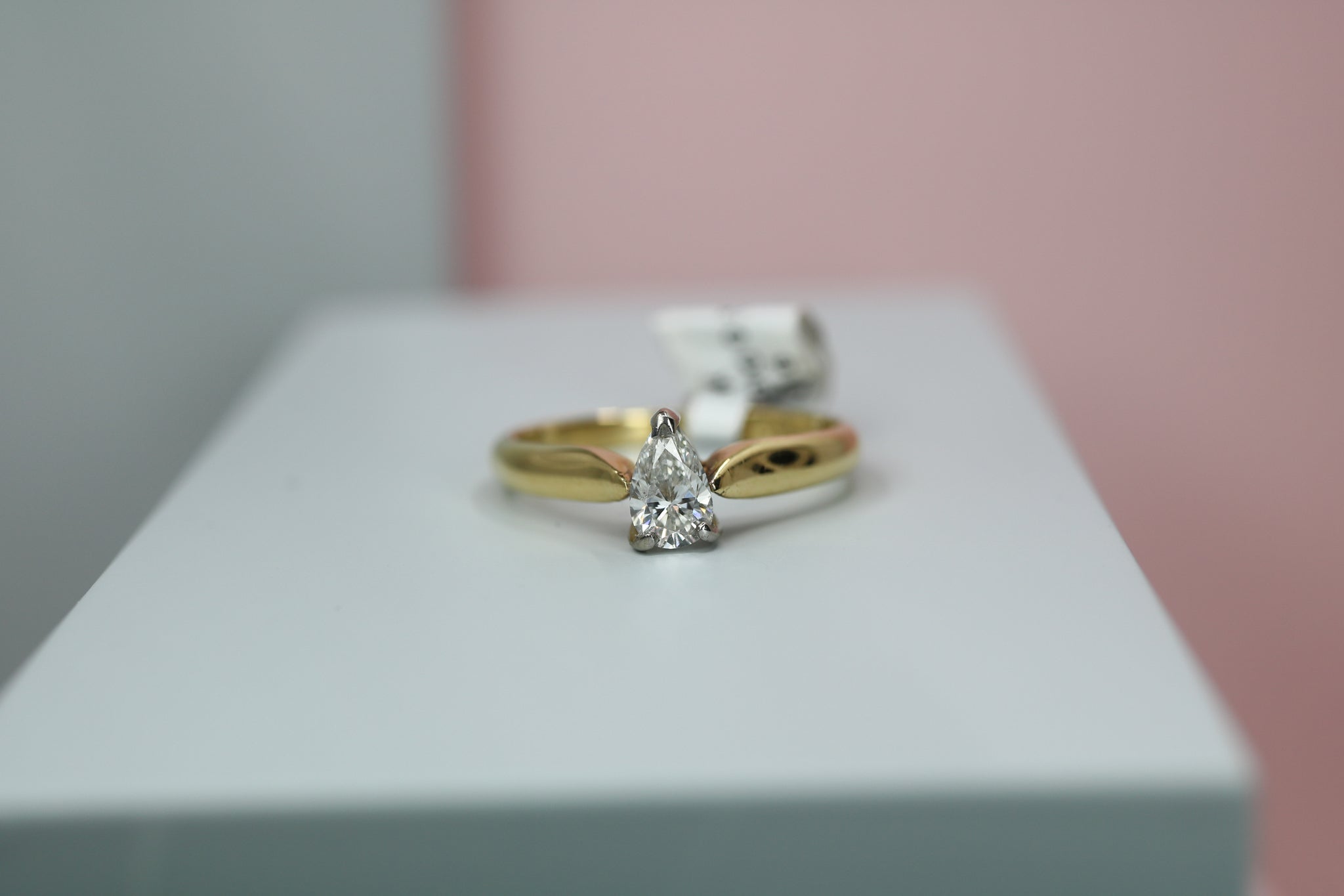 18ct Yellow Gold Diamond Engagement Ring - HJ2106 - Hallmark Jewellers Formby & The Jewellers Bench Widnes