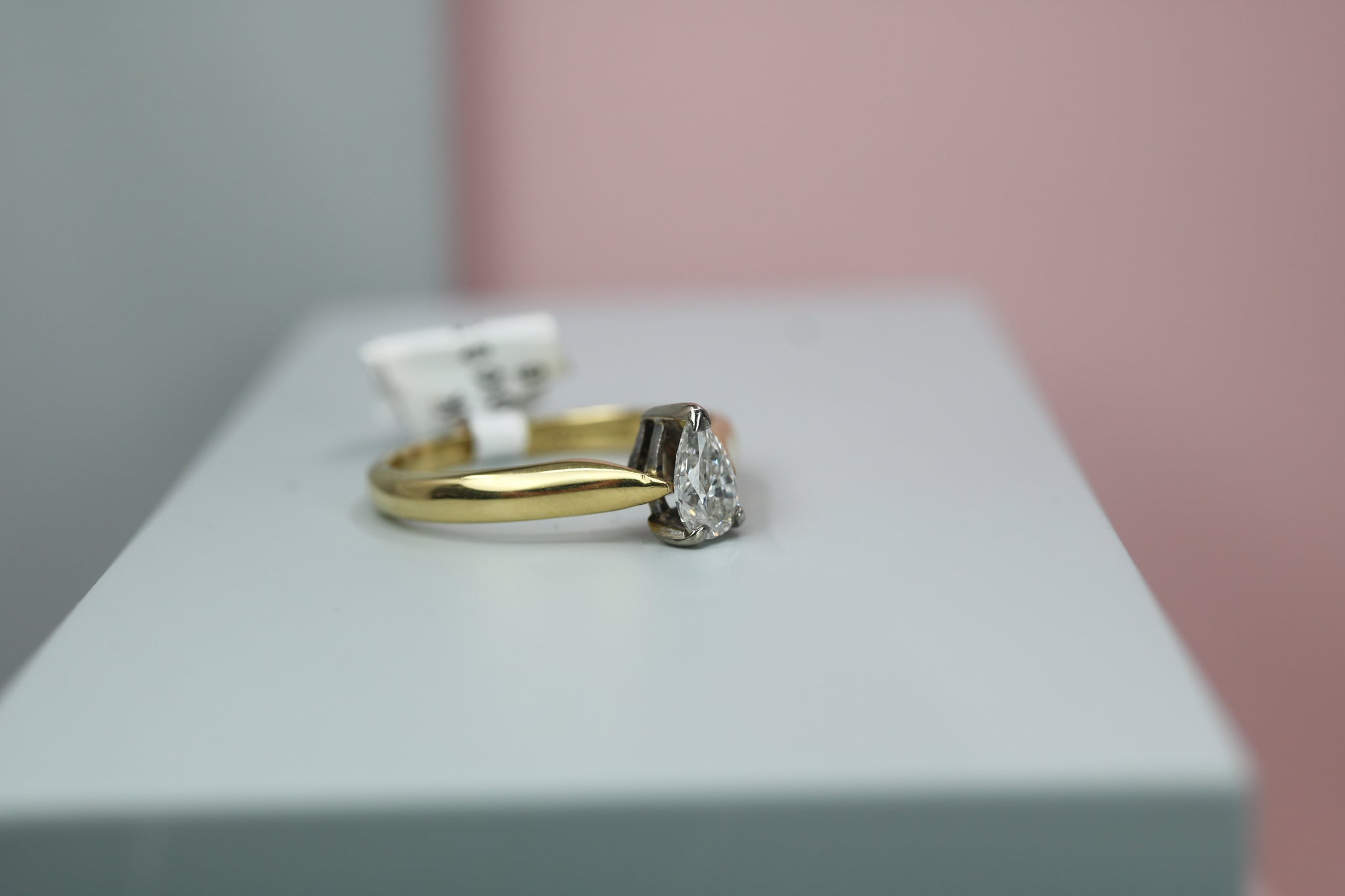 18ct Yellow Gold Diamond Engagement Ring - HJ2106 - Hallmark Jewellers Formby & The Jewellers Bench Widnes
