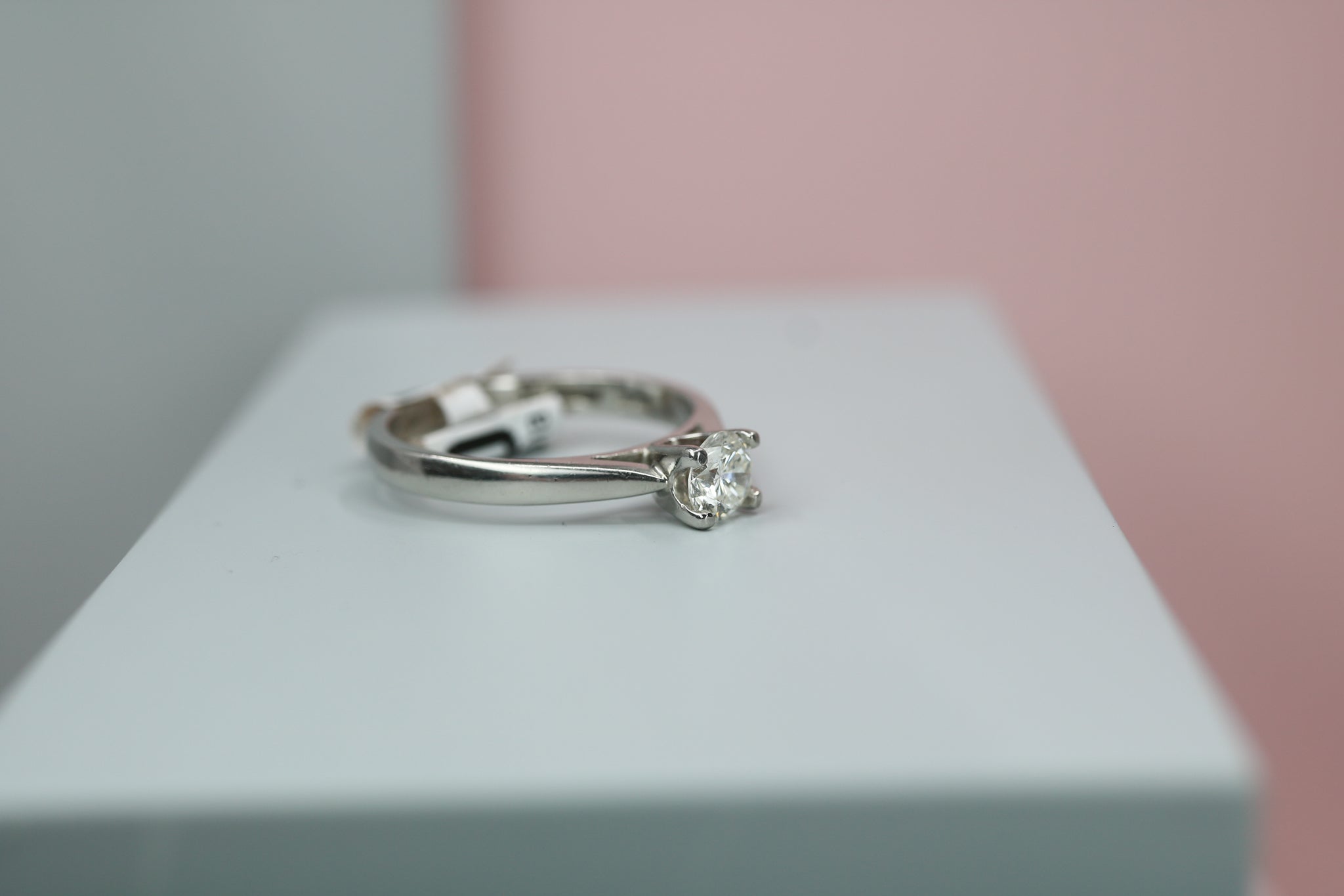 Platinum Diamond Engagement Ring 0.42ct - HJ2080 - Hallmark Jewellers Formby & The Jewellers Bench Widnes