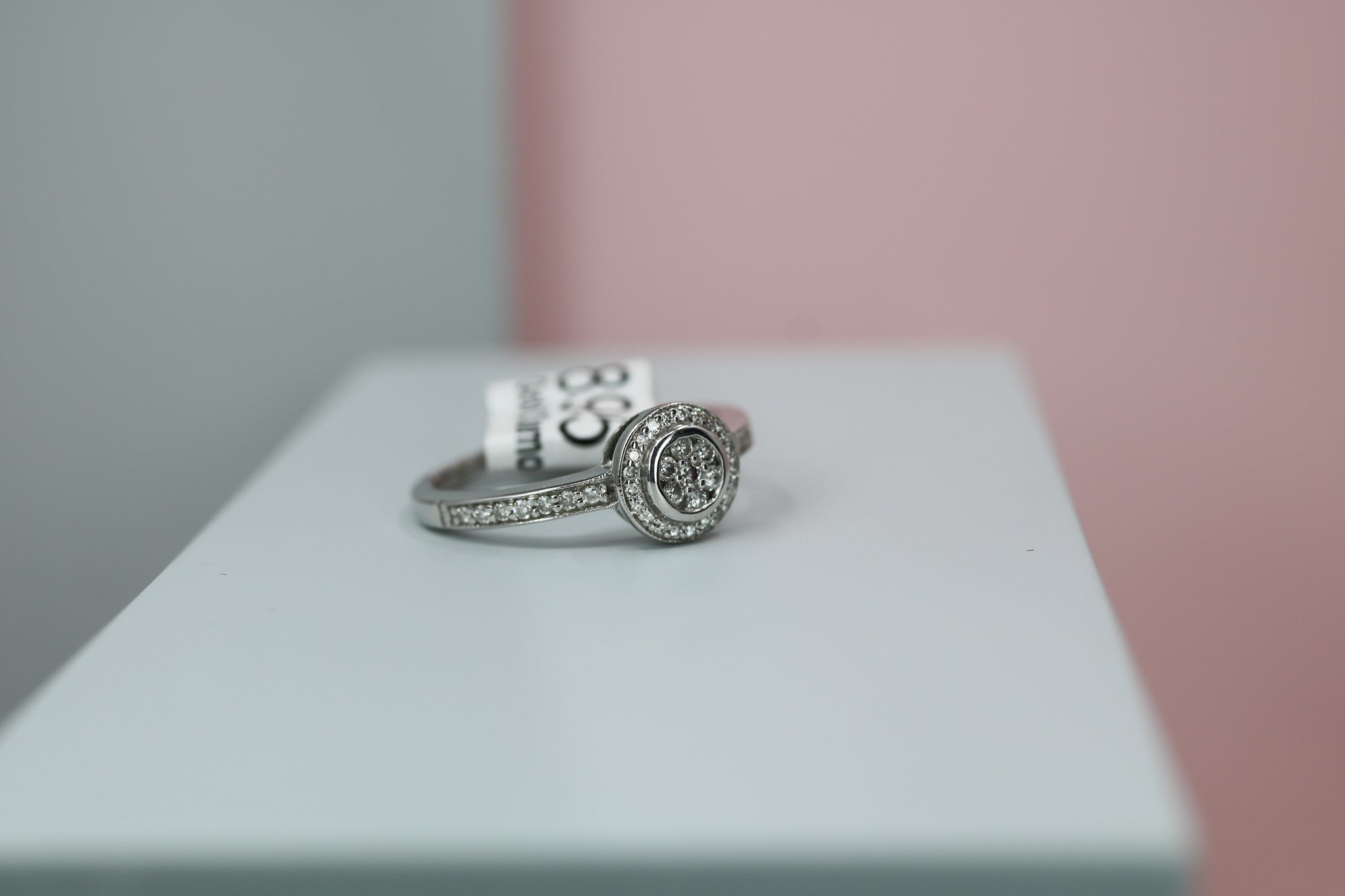 18ct White Gold Diamond Ring 0.25ct - HJ2086 - Hallmark Jewellers Formby & The Jewellers Bench Widnes