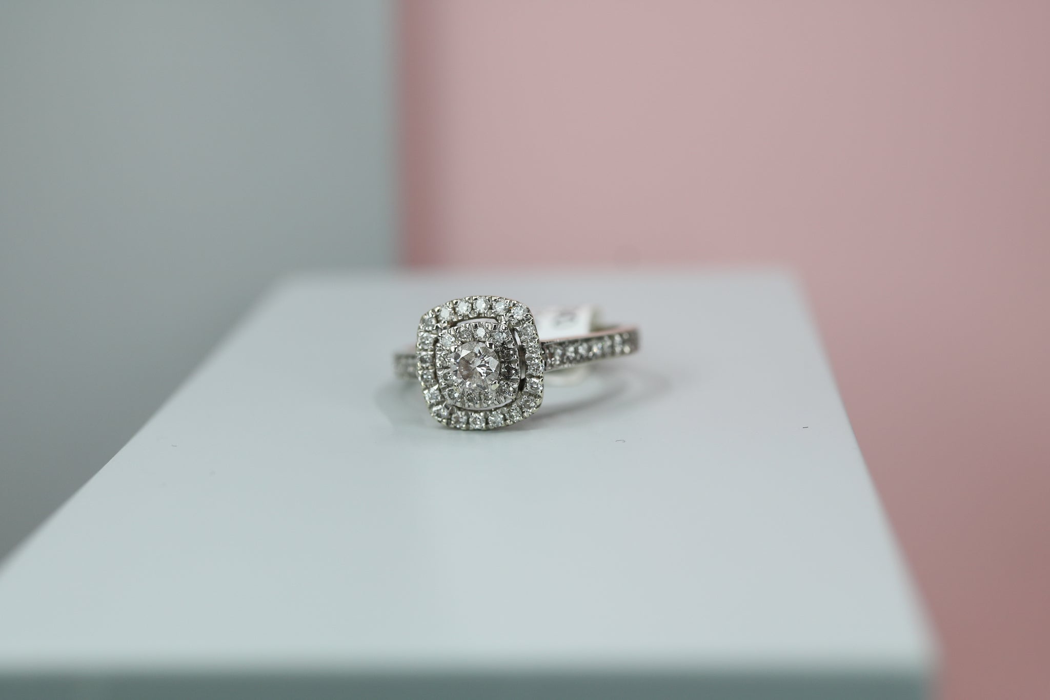 9ct White Gold Diamond Ring - HJ2101 - Hallmark Jewellers Formby & The Jewellers Bench Widnes