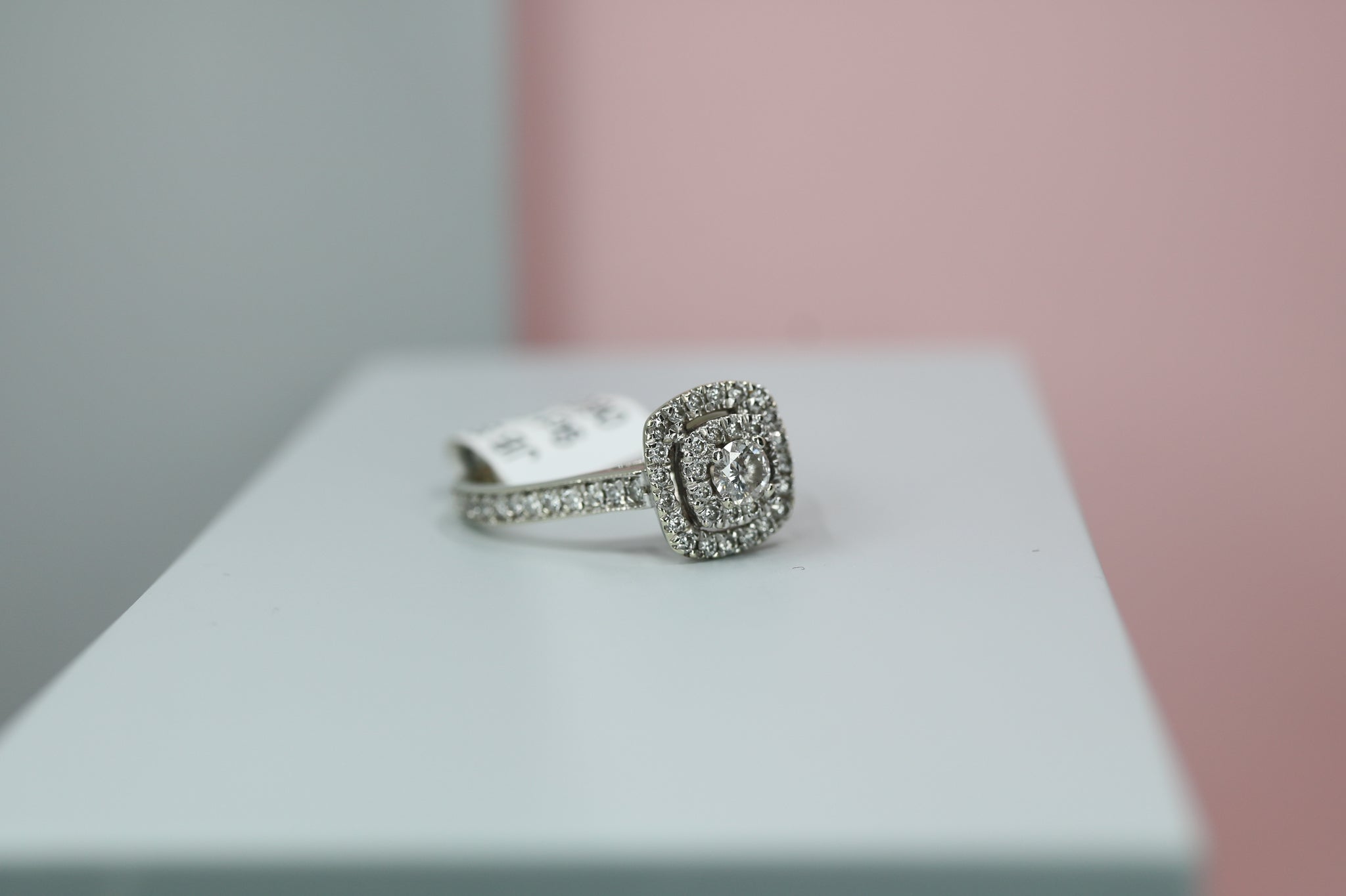 9ct White Gold Diamond Ring - HJ2101 - Hallmark Jewellers Formby & The Jewellers Bench Widnes