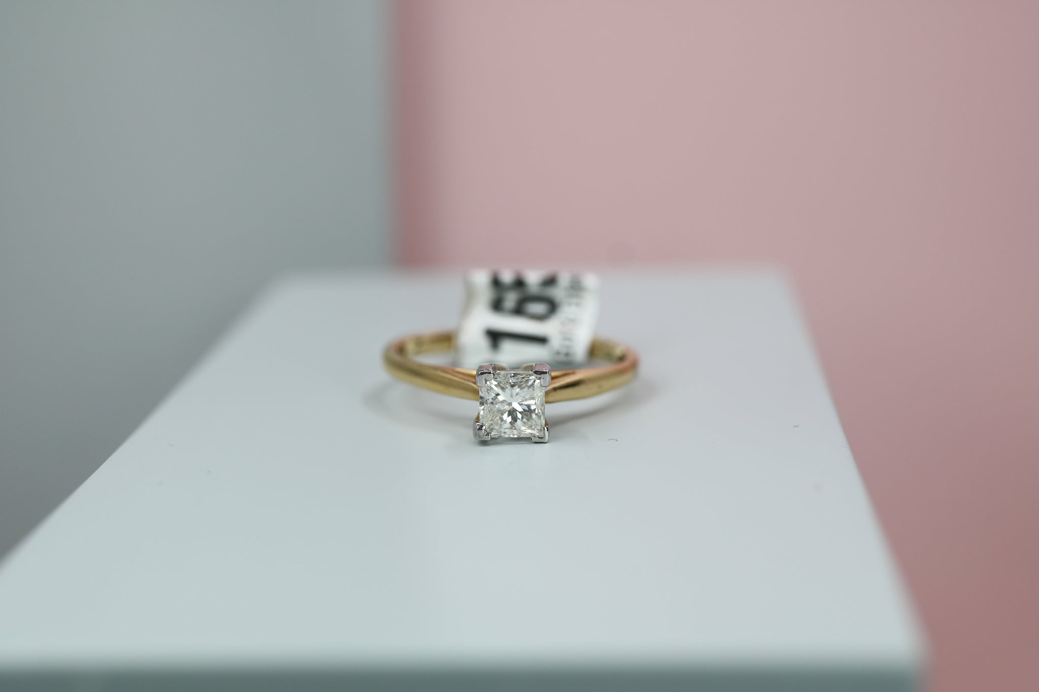 18ct Yellow Gold Diamond Engagement Ring - HJ2108 - Hallmark Jewellers Formby & The Jewellers Bench Widnes