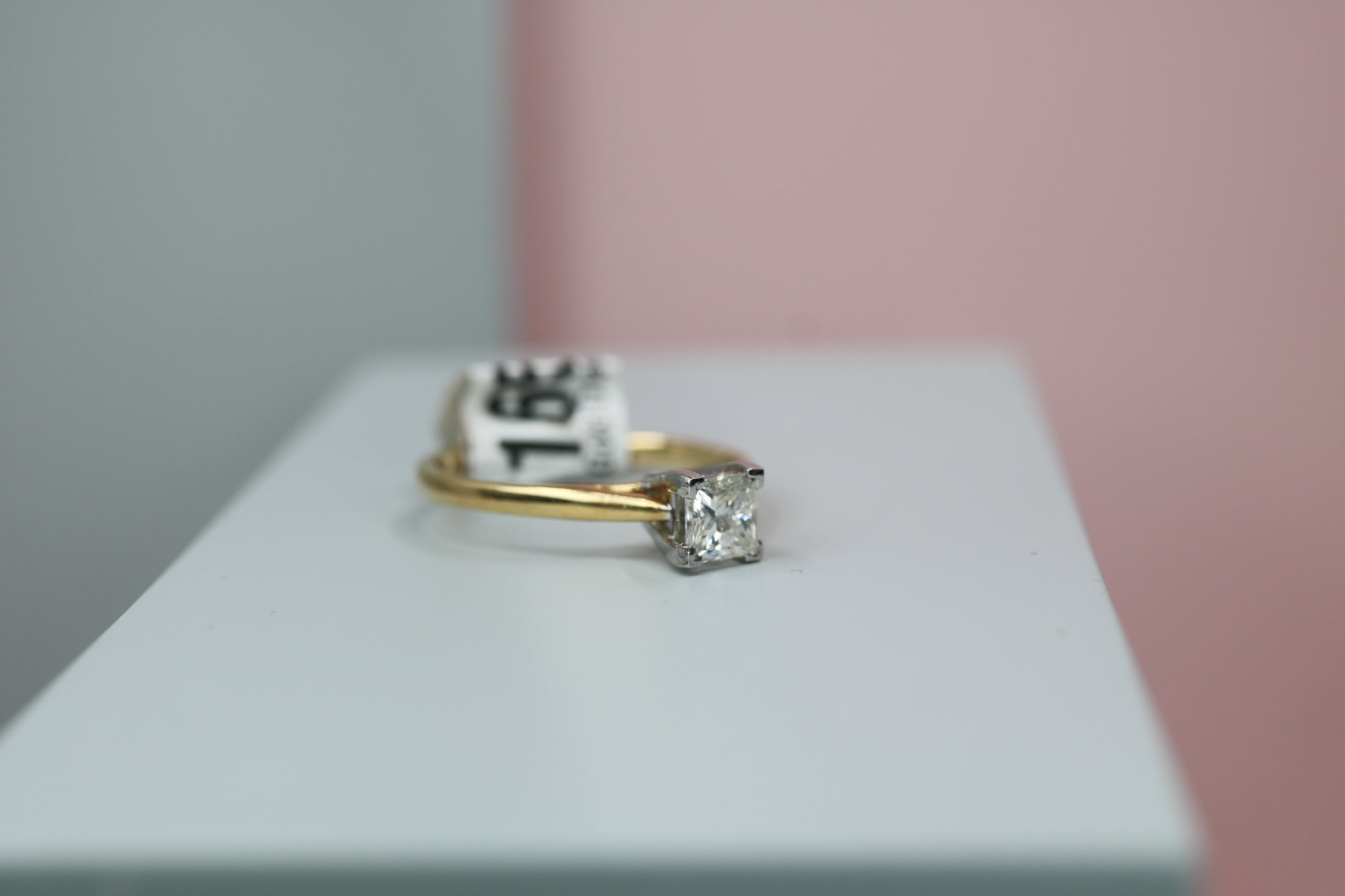 18ct Yellow Gold Diamond Engagement Ring - HJ2108 - Hallmark Jewellers Formby & The Jewellers Bench Widnes