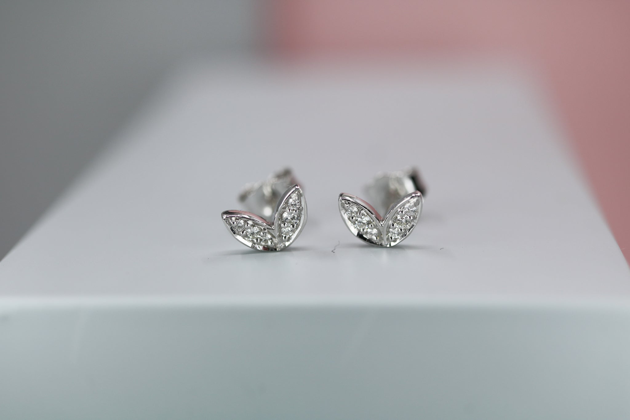 Silver & CZ Winged Studs - Hallmark Jewellers Formby & The Jewellers Bench Widnes