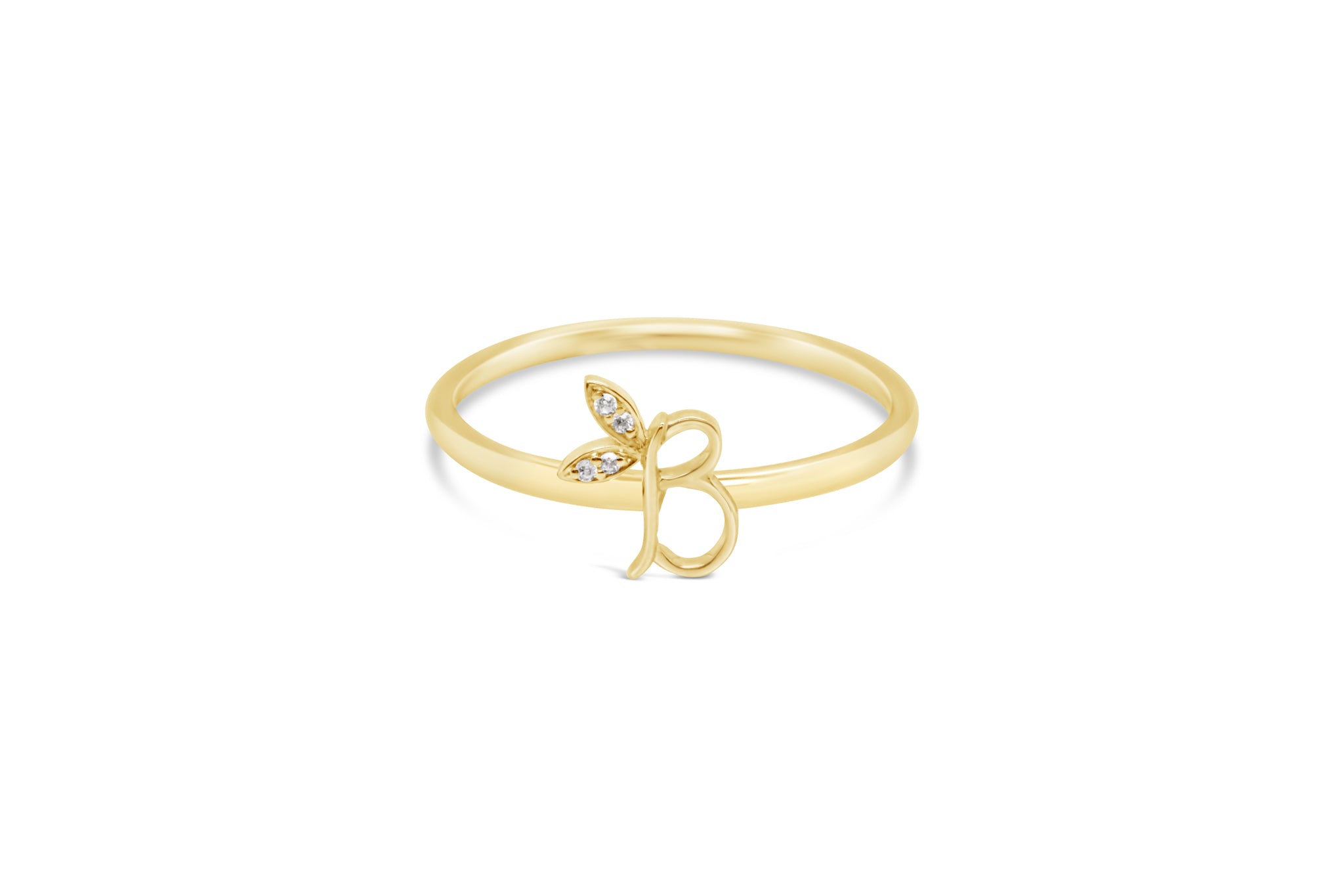 Sterling Silver Initial ring - MJI006 - Hallmark Jewellers Formby & The Jewellers Bench Widnes