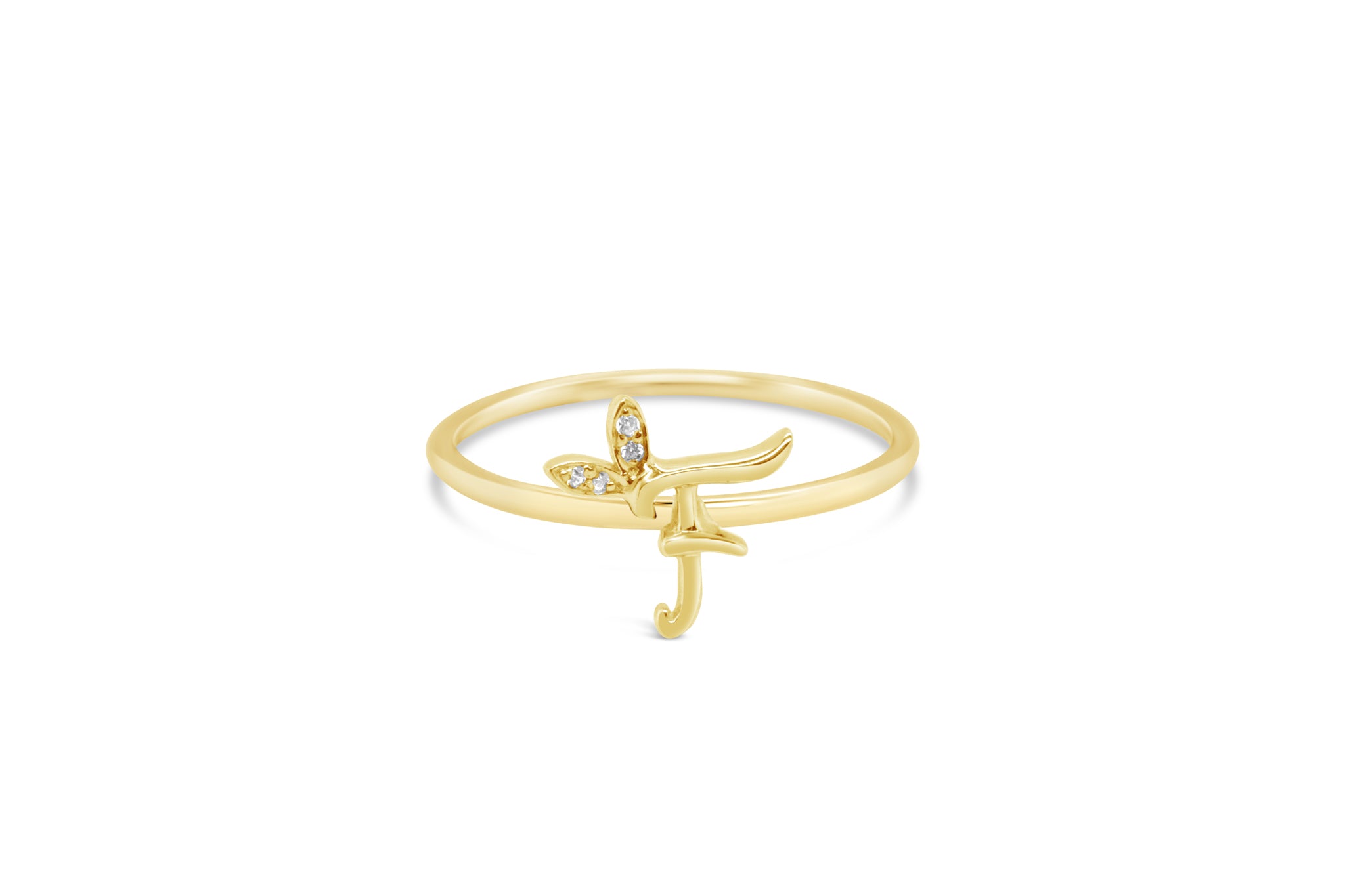 Sterling Silver Initial ring - MJI006 - Hallmark Jewellers Formby & The Jewellers Bench Widnes