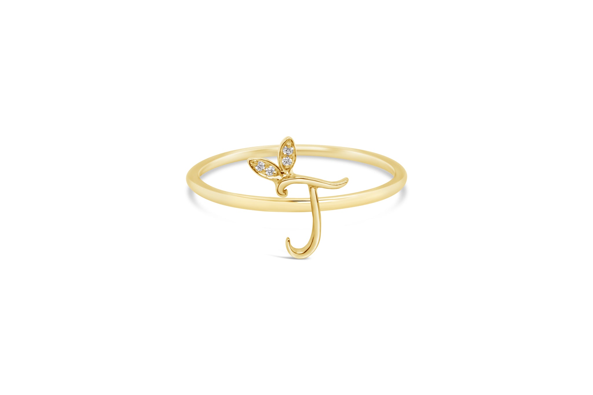 Sterling Silver Initial ring - MJI006 - Hallmark Jewellers Formby & The Jewellers Bench Widnes