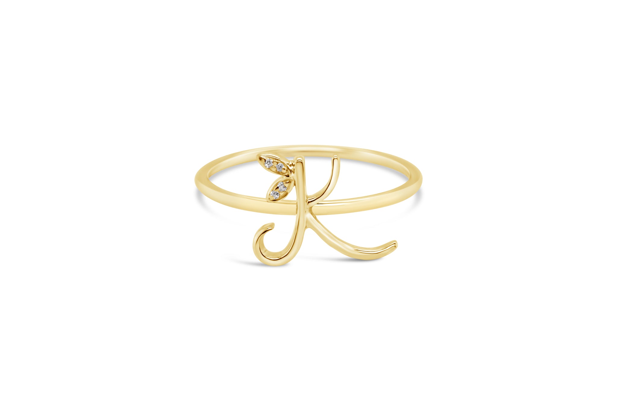 Sterling Silver Initial ring - MJI006 - Hallmark Jewellers Formby & The Jewellers Bench Widnes