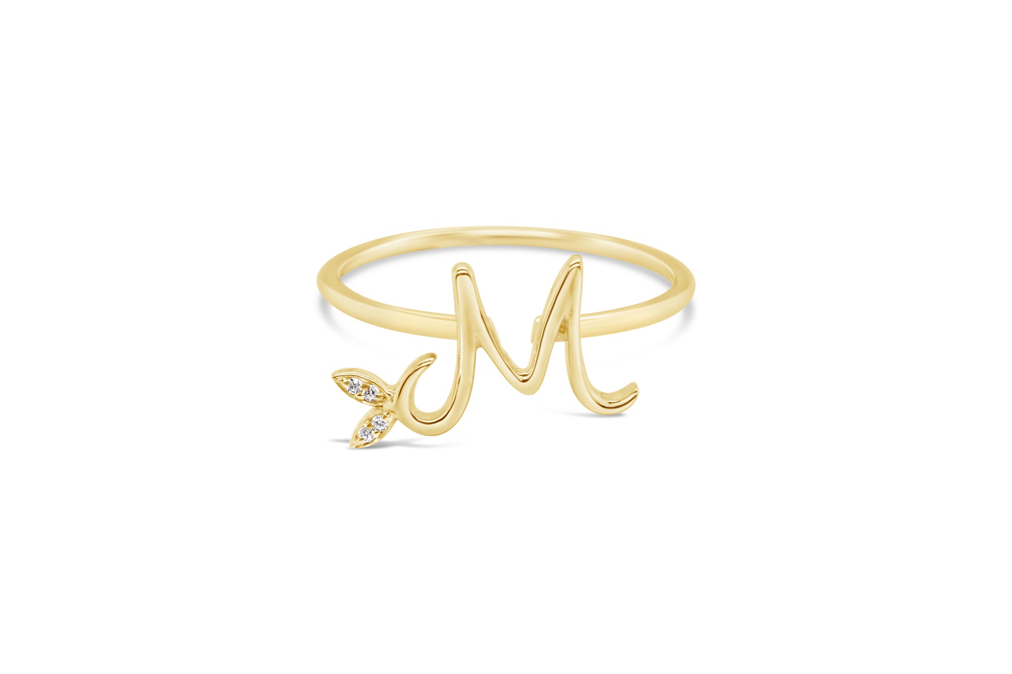 Sterling Silver Initial ring - MJI006 - Hallmark Jewellers Formby & The Jewellers Bench Widnes