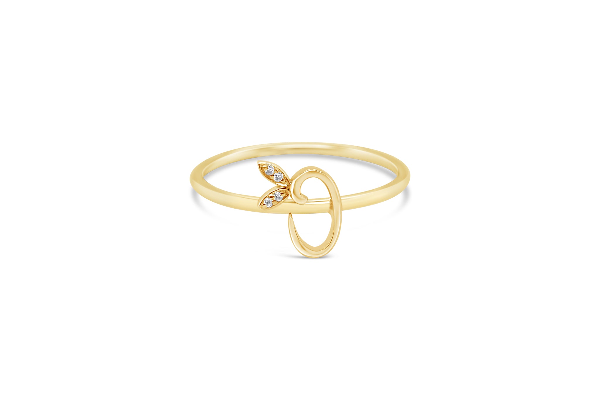 Sterling Silver Initial ring - MJI006 - Hallmark Jewellers Formby & The Jewellers Bench Widnes